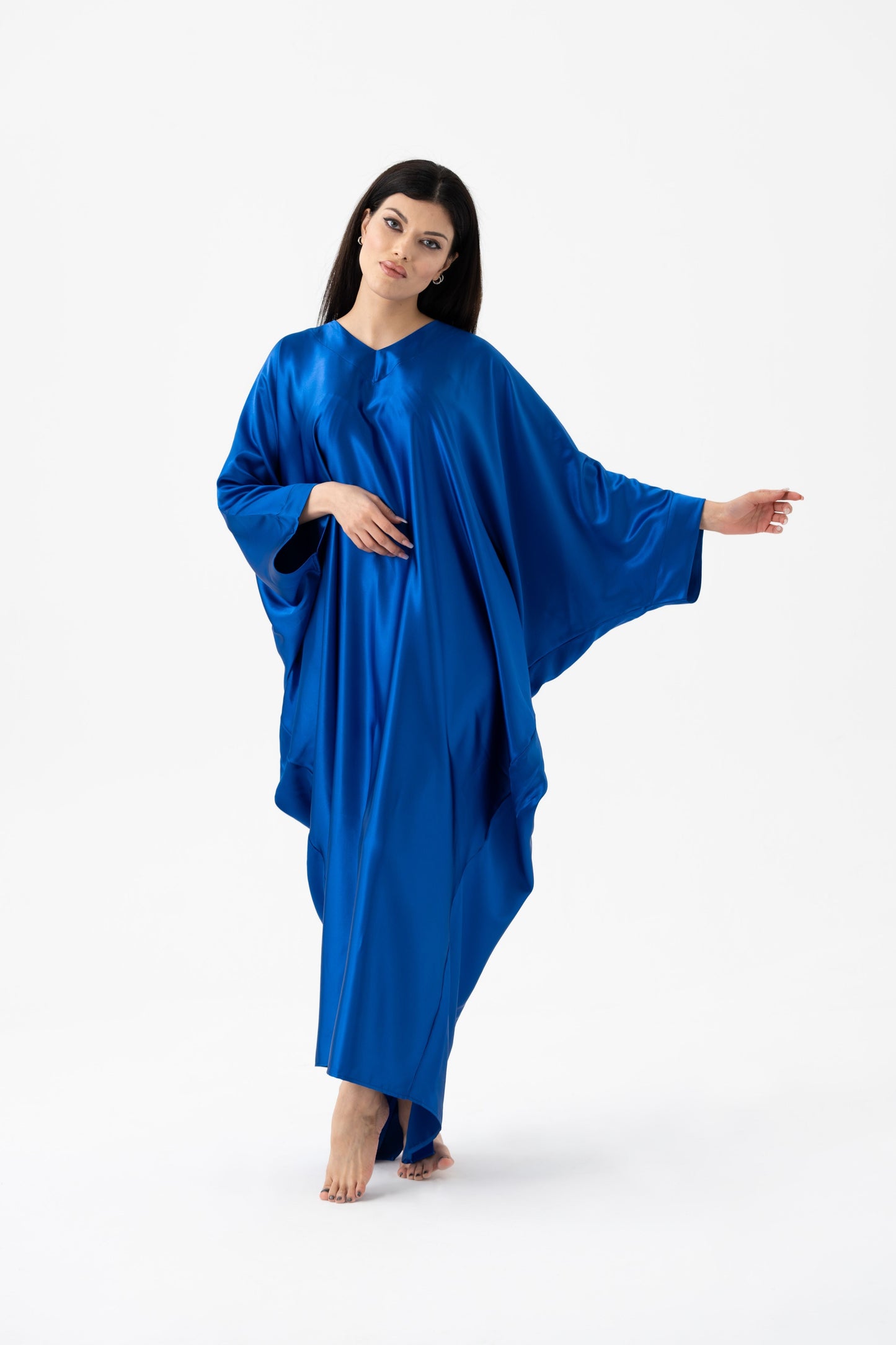 Royal Blue Dinasty Modest Kaftan