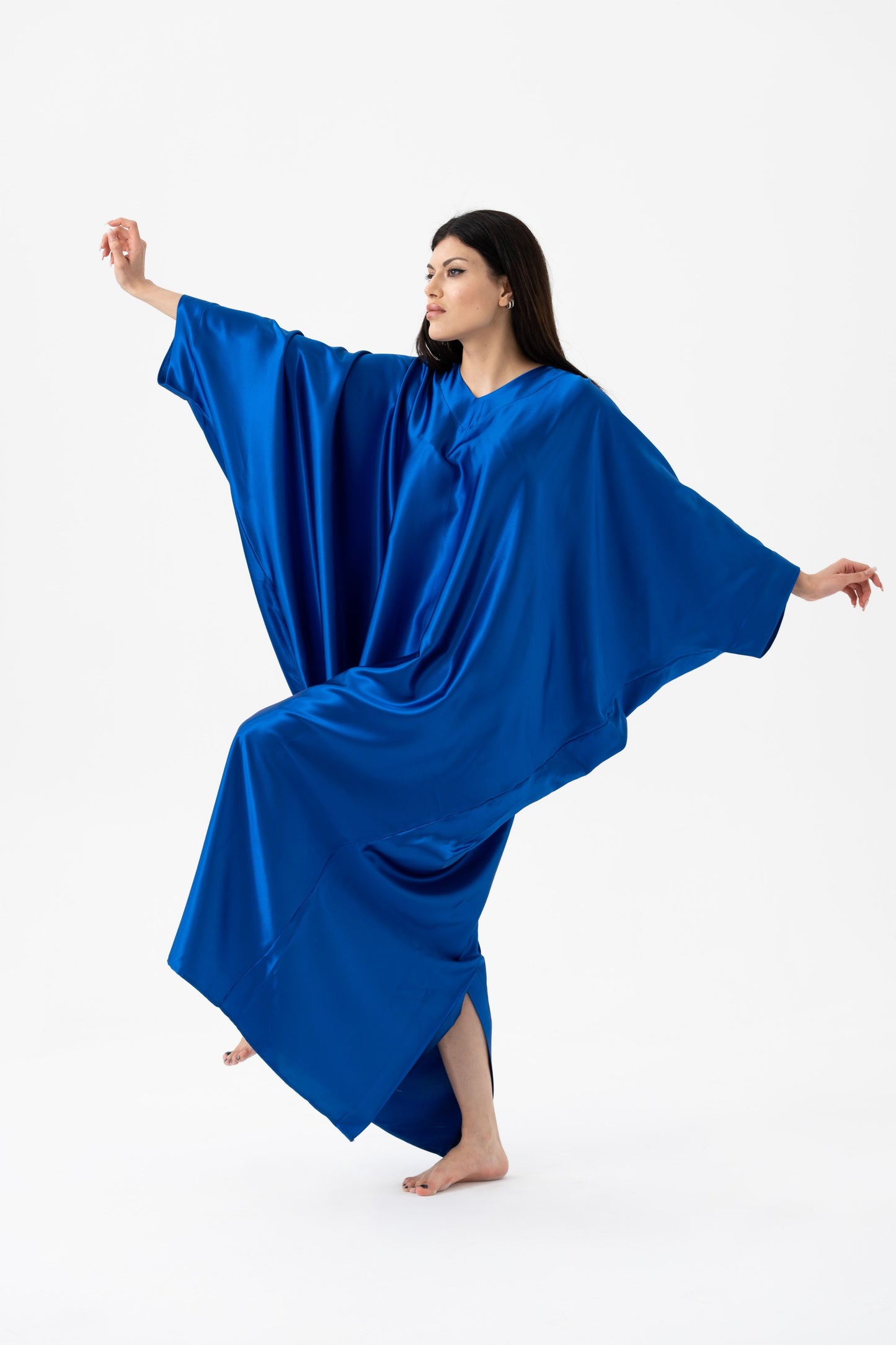 Royal Blue Dinasty Modest Kaftan