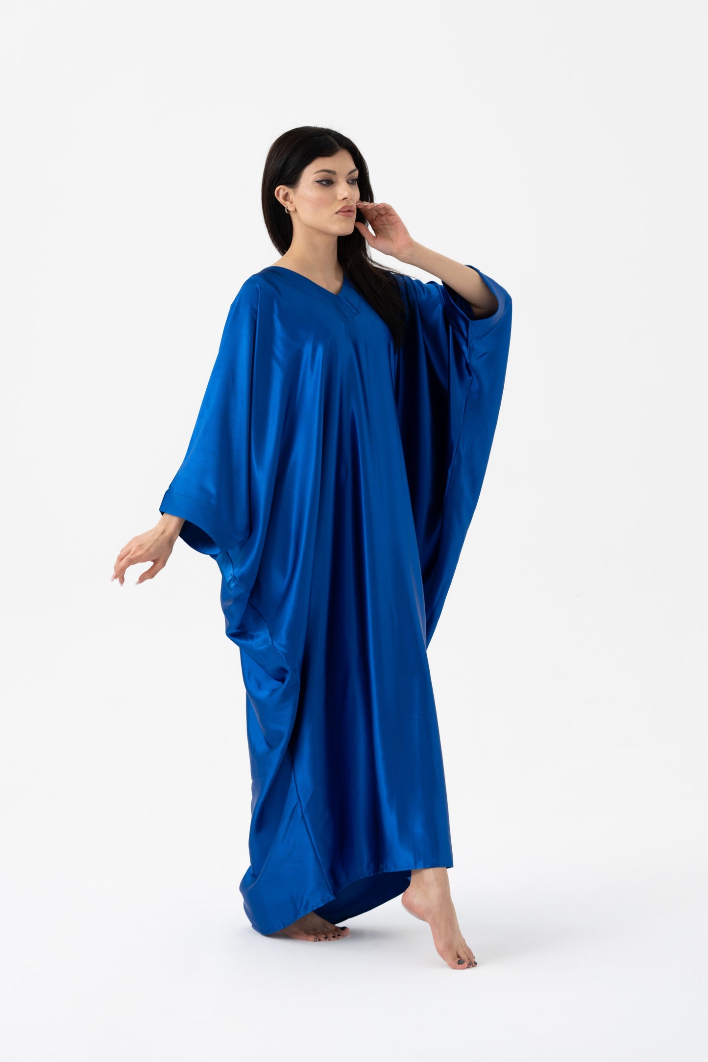 Royal Blue Dinasty Modest Kaftan