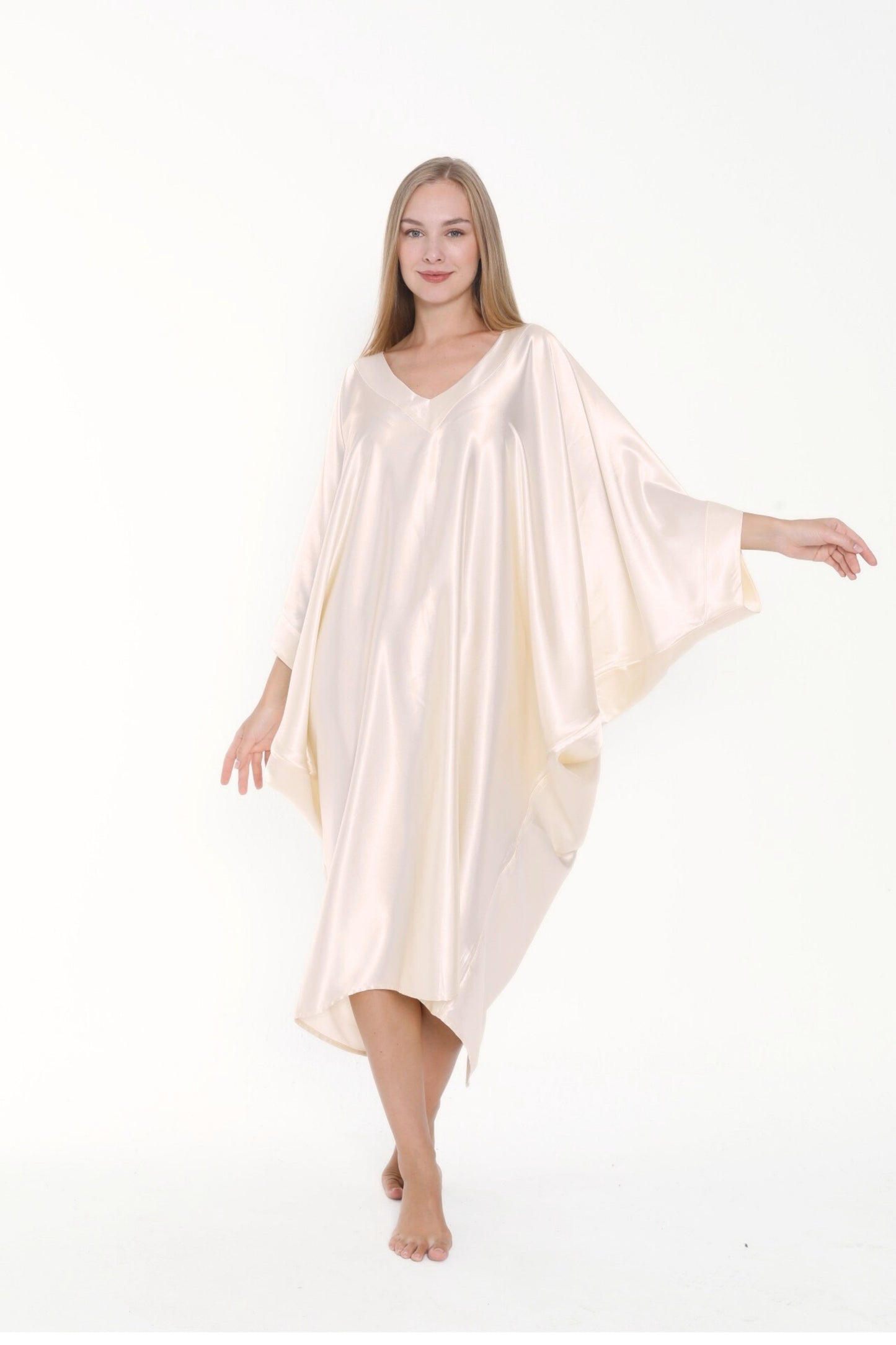 Shades of White Modern Kaftan