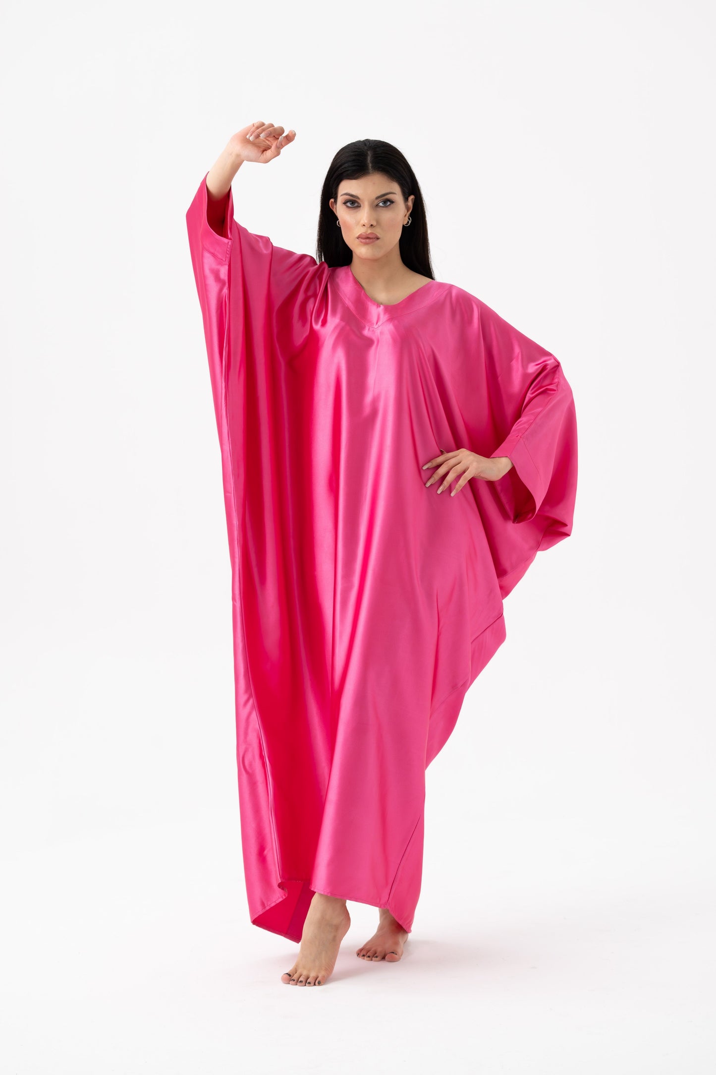 Barbie Bubblegum Pink Modest Kaftan