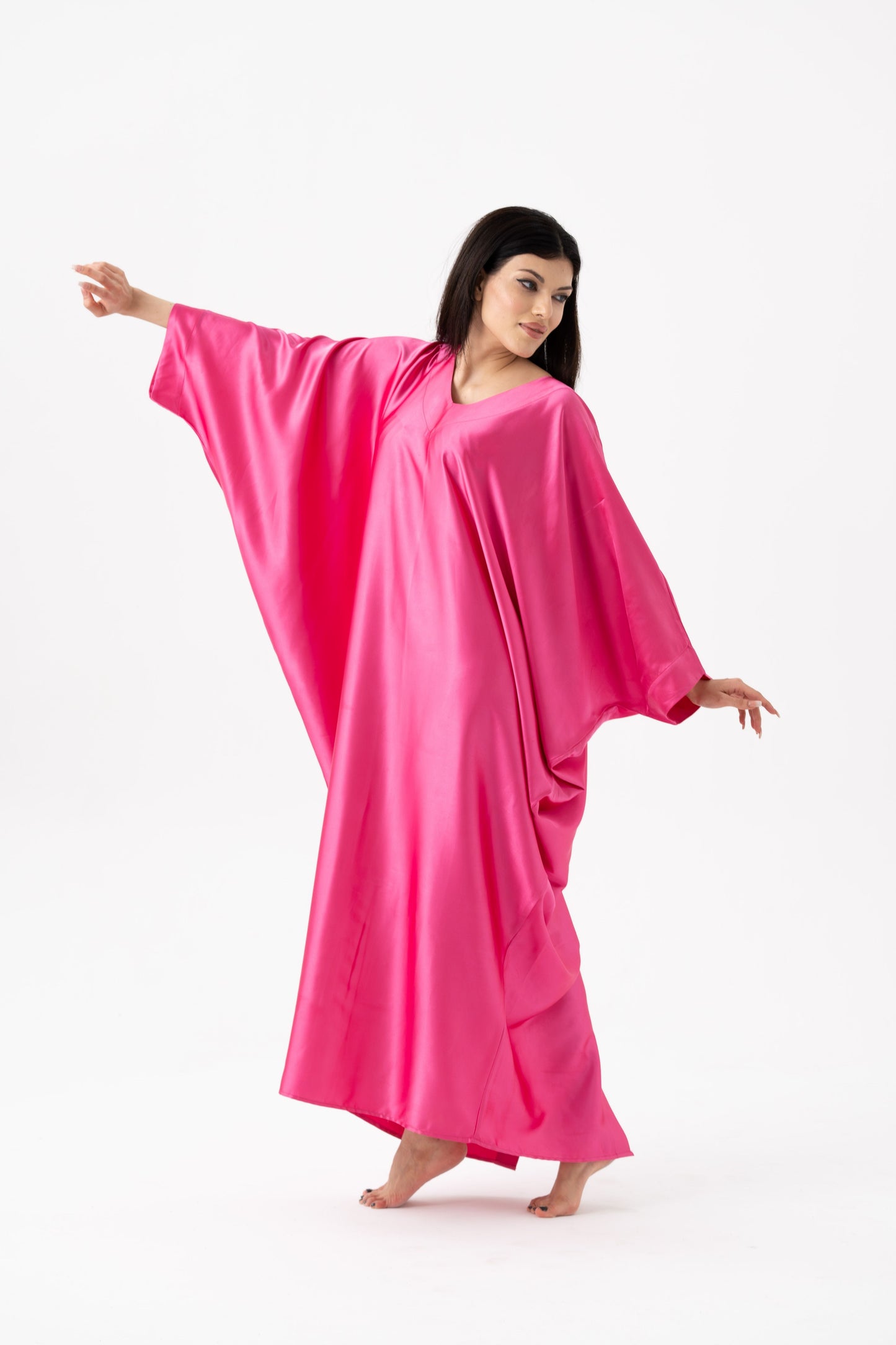 Barbie Bubblegum Pink Modest Kaftan