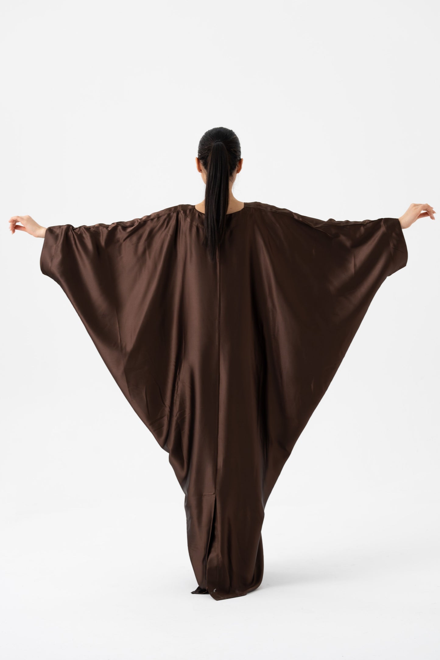 Espresso Brown Modest Kaftan