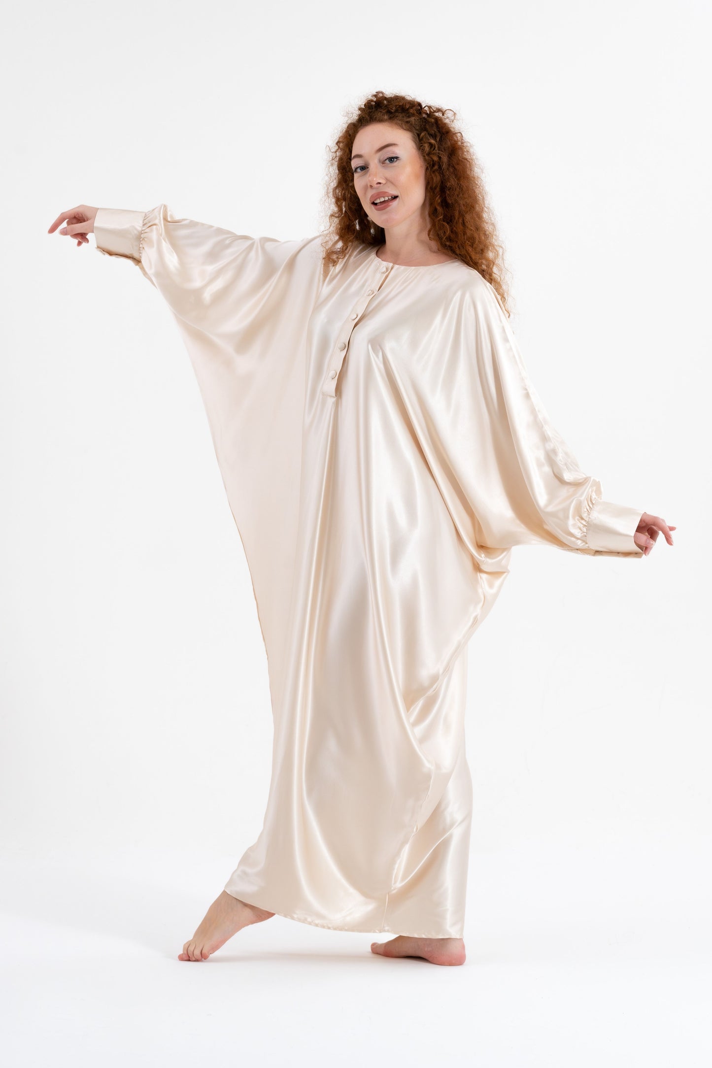 Shades of White Traditional Kaftan