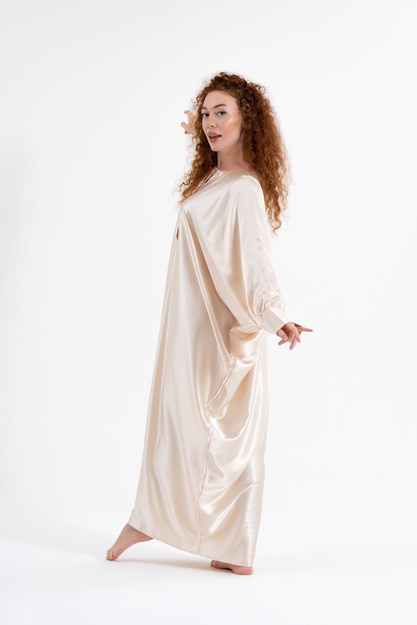 Shades of White Traditional Kaftan