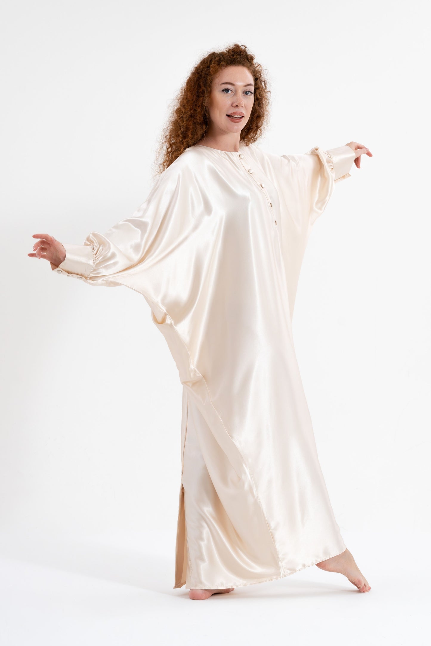 Shades of White Traditional Kaftan