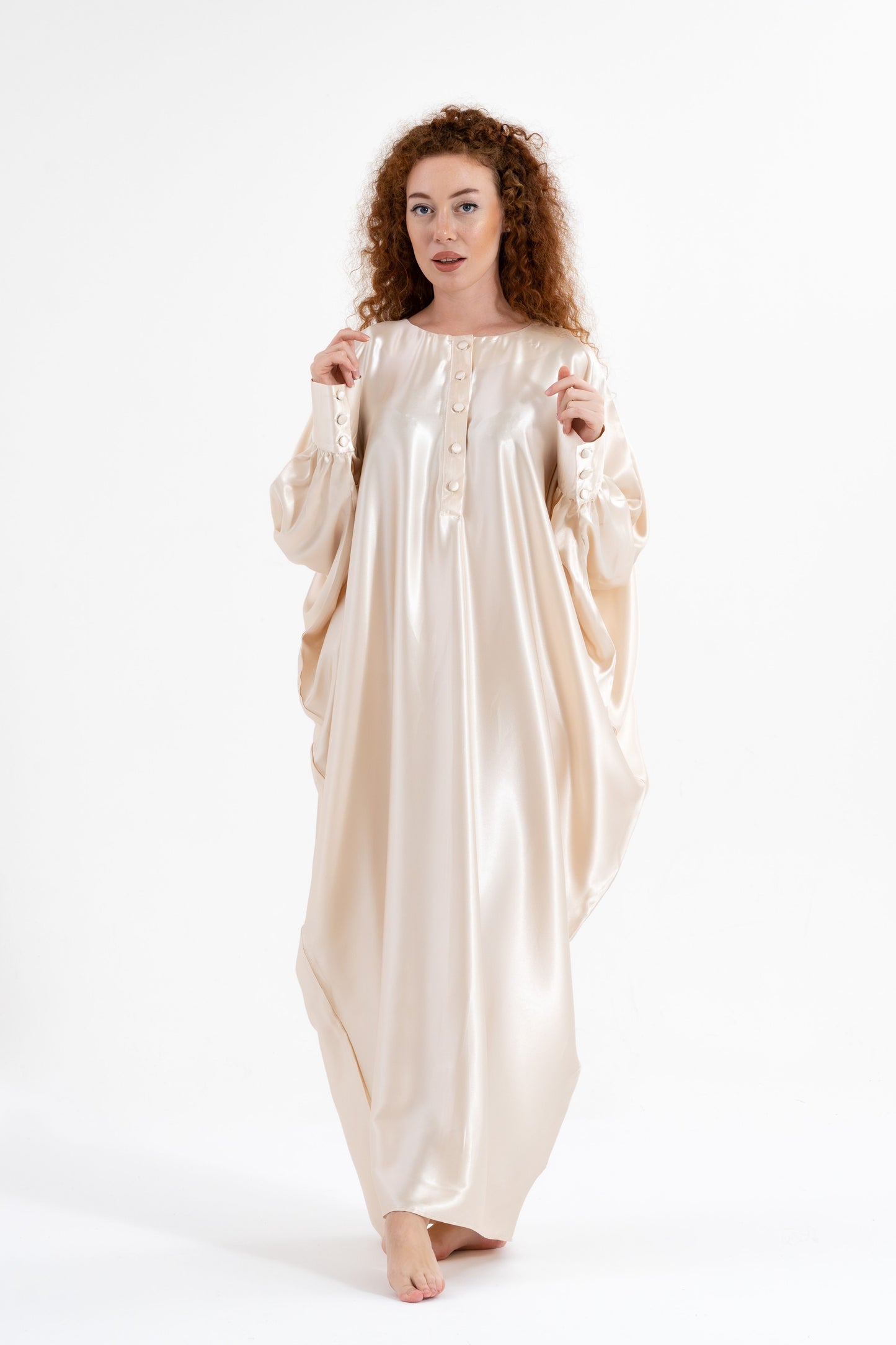 Shades of White Traditional Kaftan