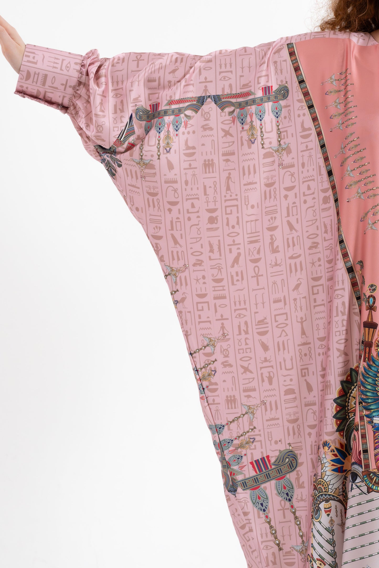 Pink Egyptian Oracles Traditional Kaftan