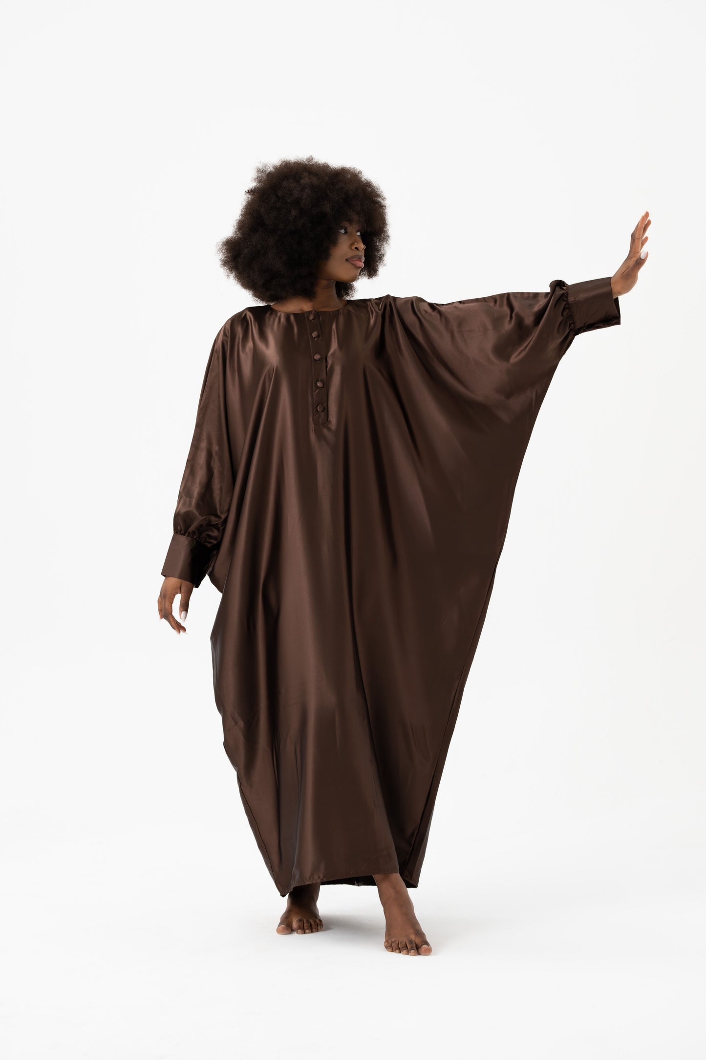 Espresso Brown Traditional Kaftan