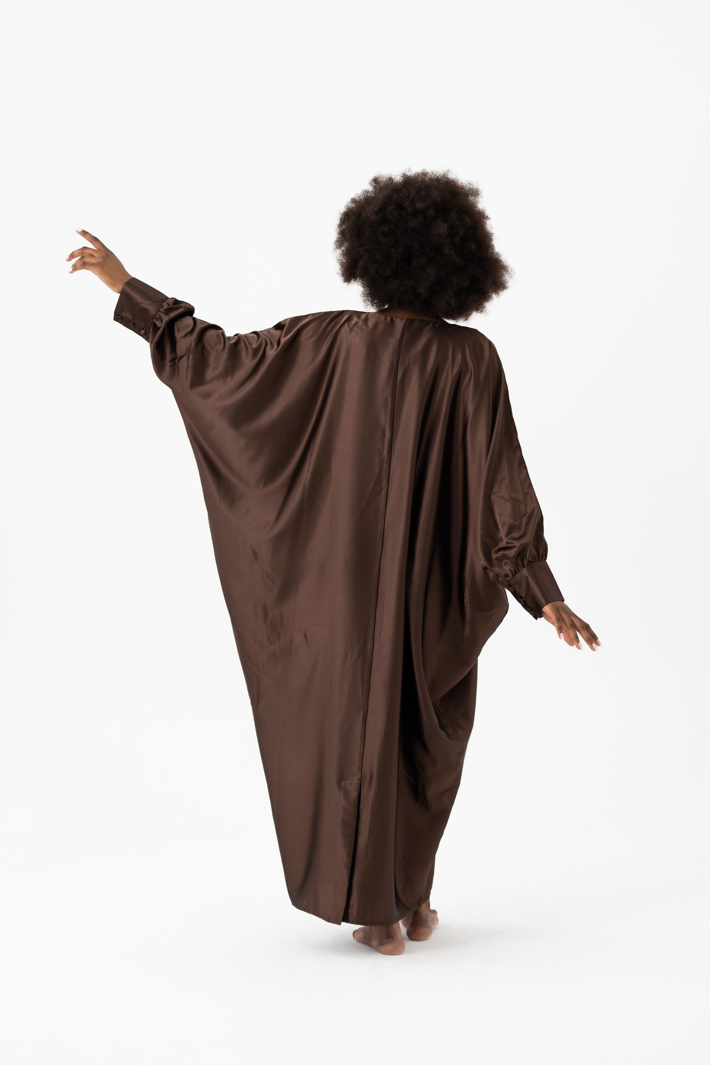 Espresso Brown Traditional Kaftan