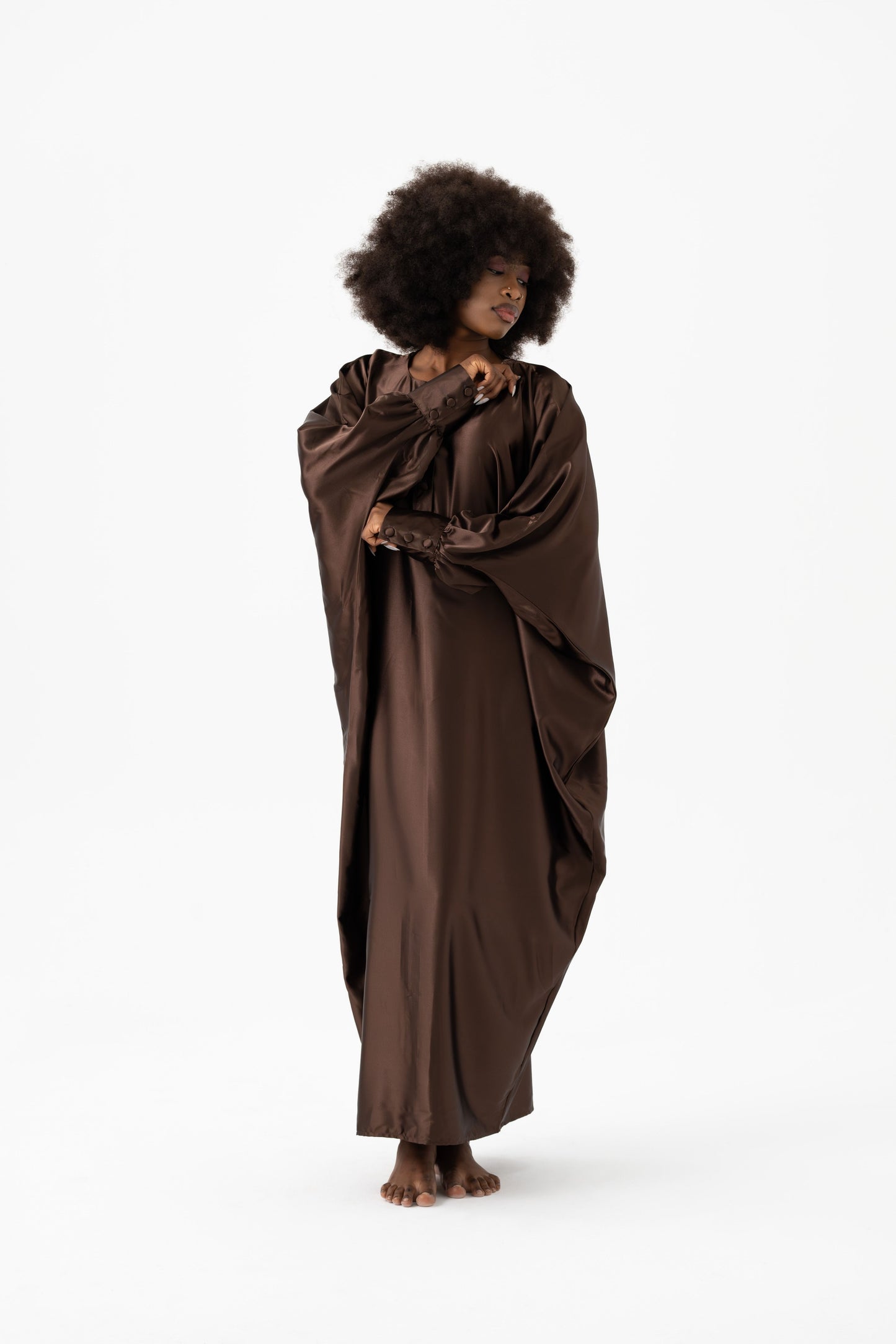 Espresso Brown Traditional Kaftan