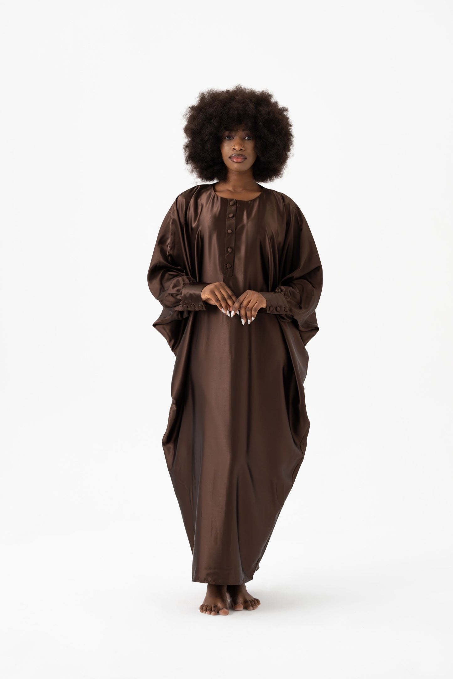 Espresso Brown Traditional Kaftan