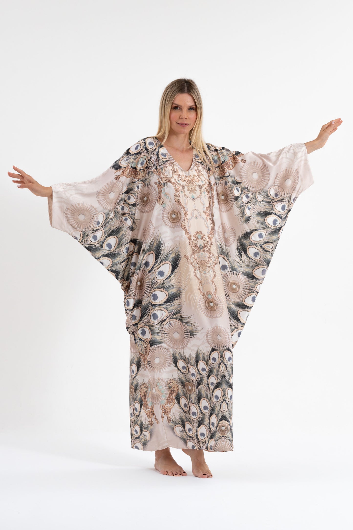 Regal Featherscape Modest Kaftan