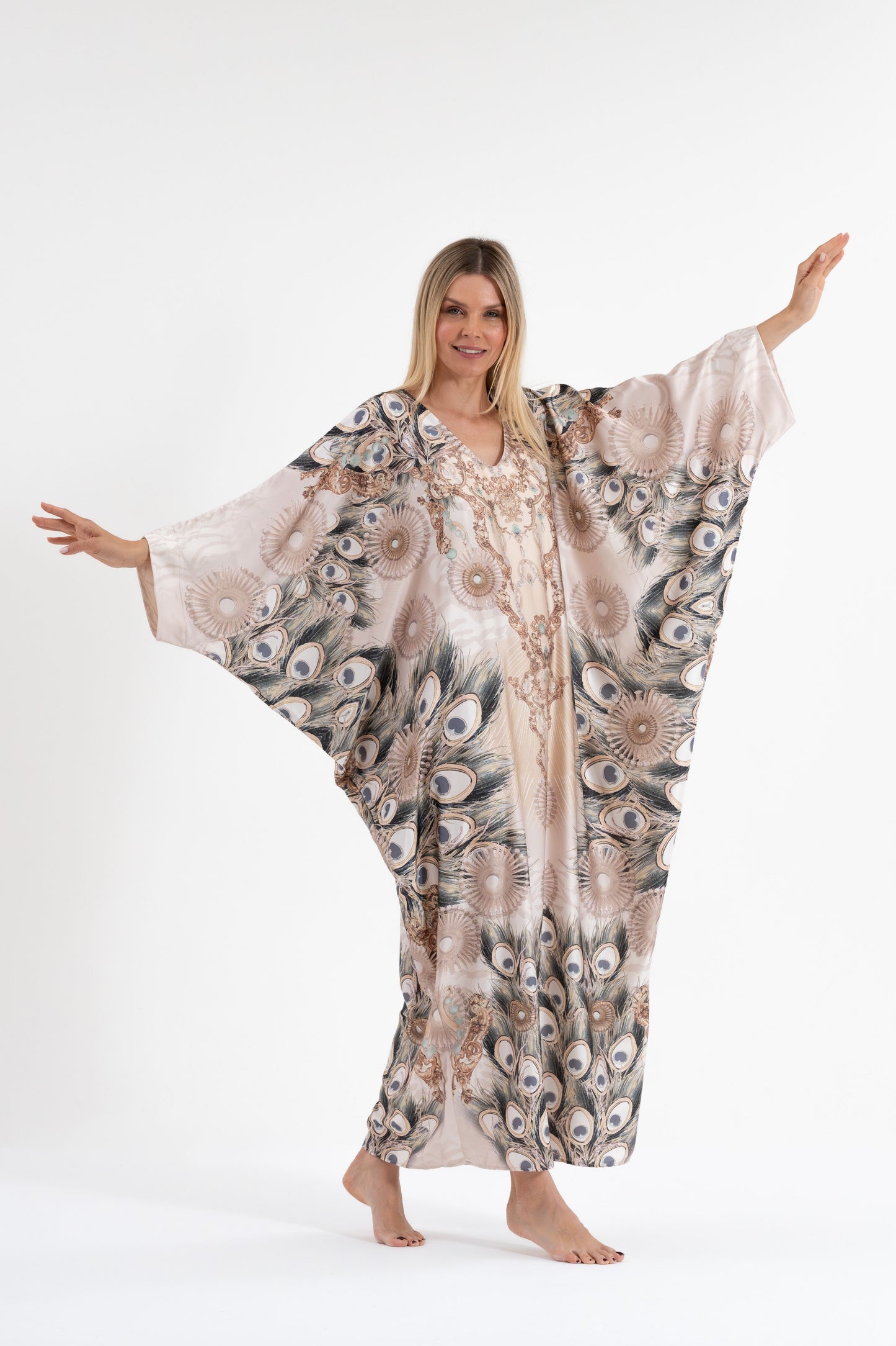Regal Featherscape Modest Kaftan