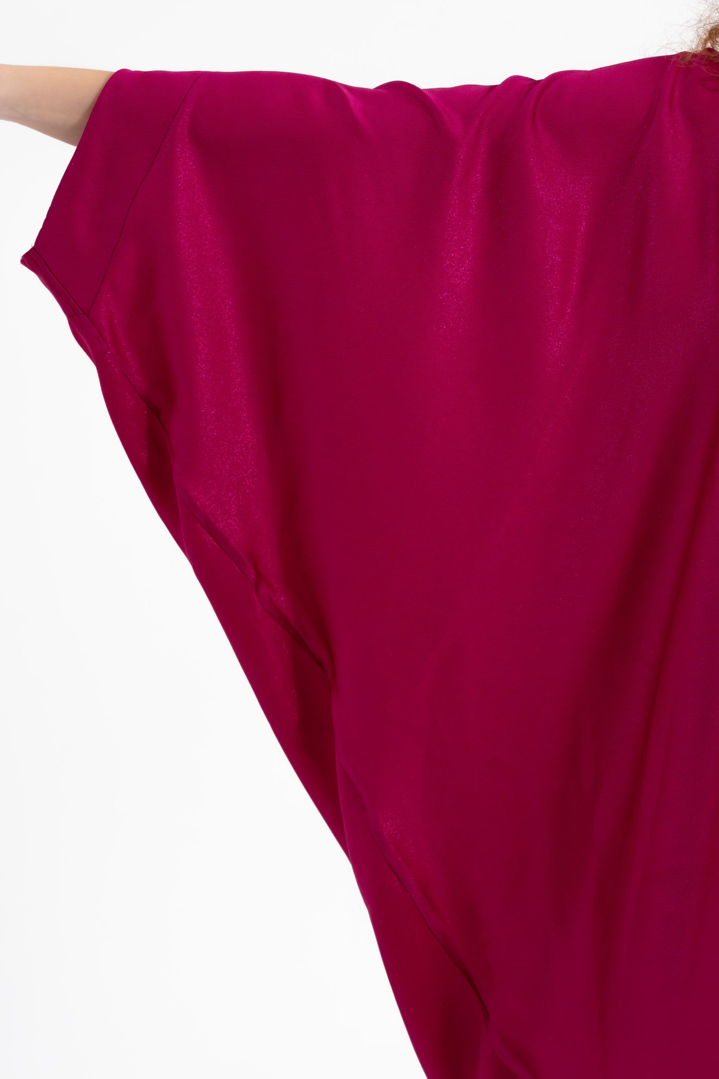 Fushsia Glitter Modern Kaftan