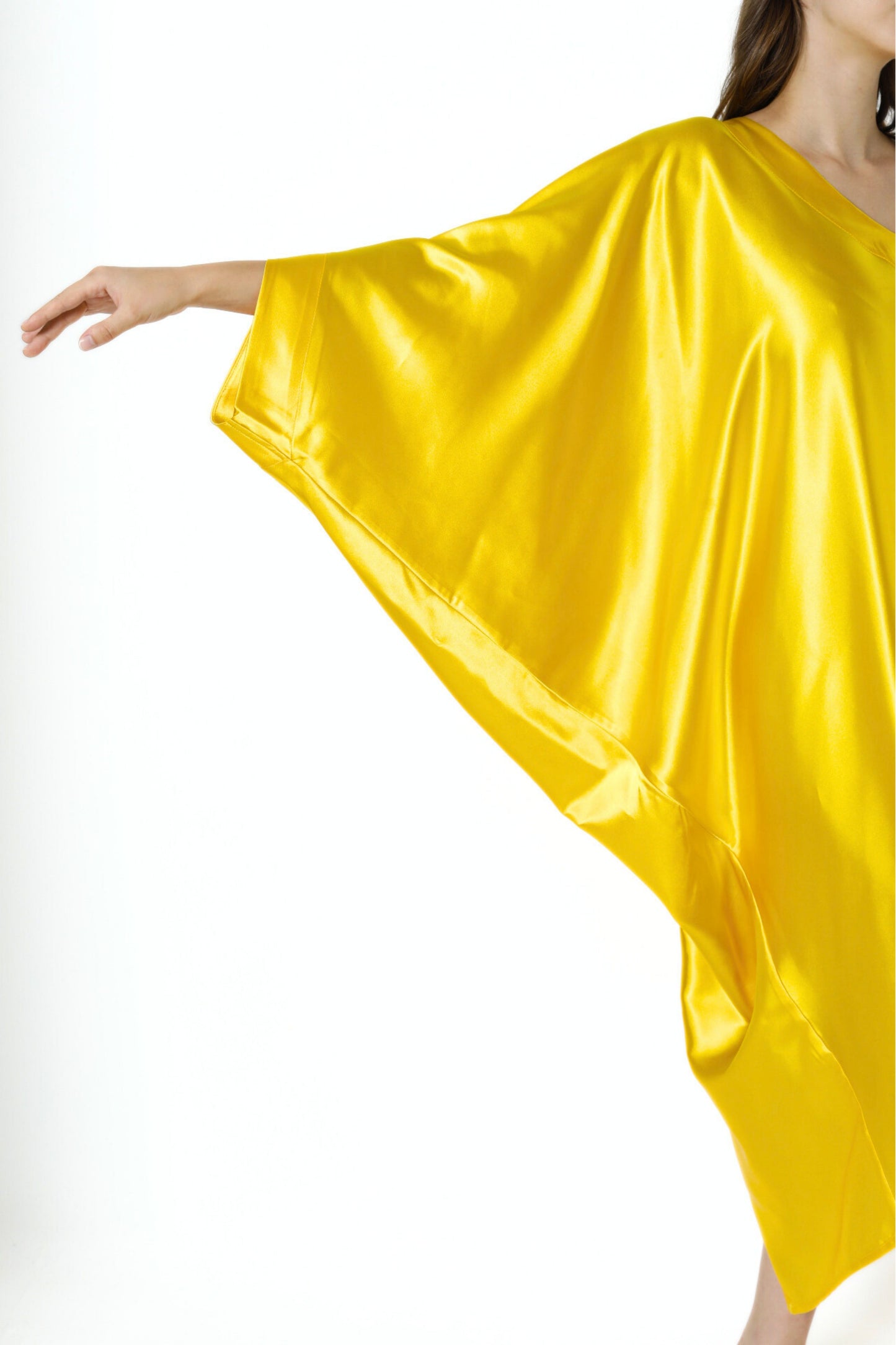 Golden Yellow Modern Kaftan
