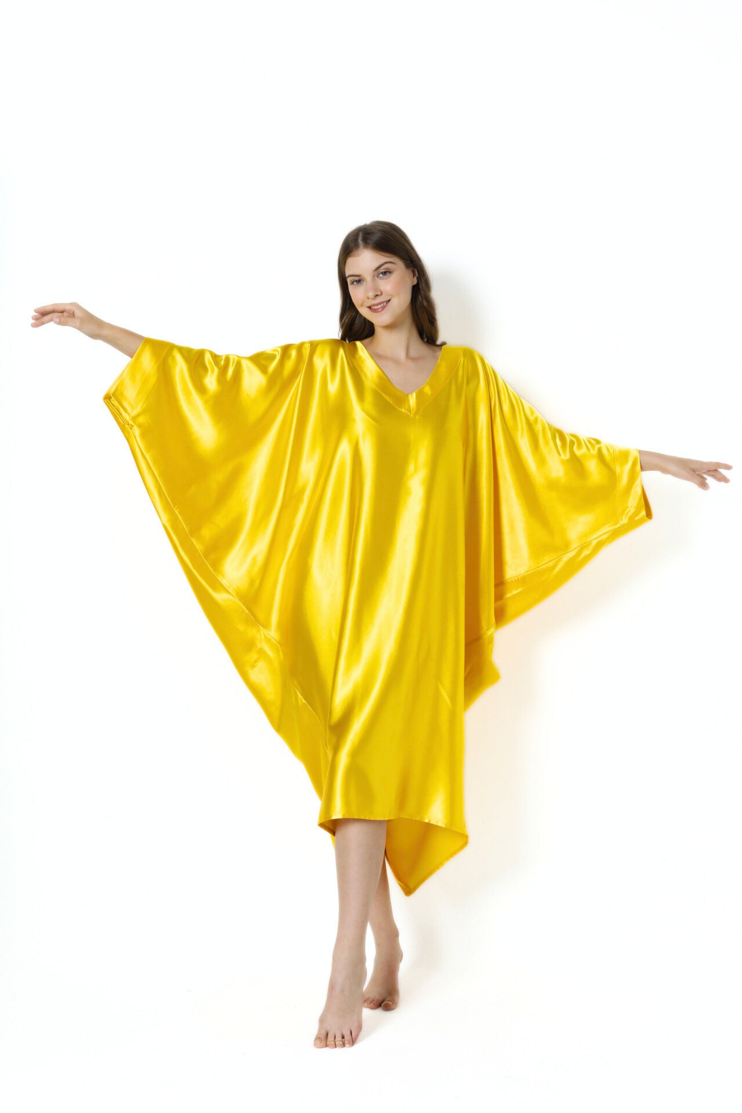 Golden Yellow Modern Kaftan