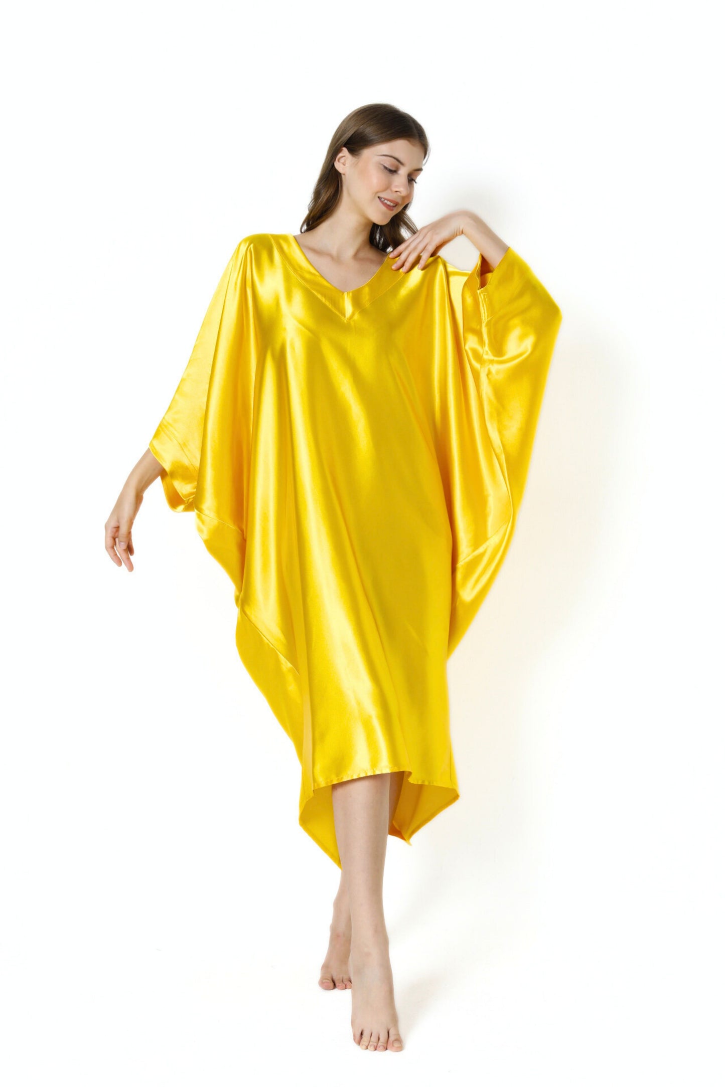 Golden Yellow Modern Kaftan
