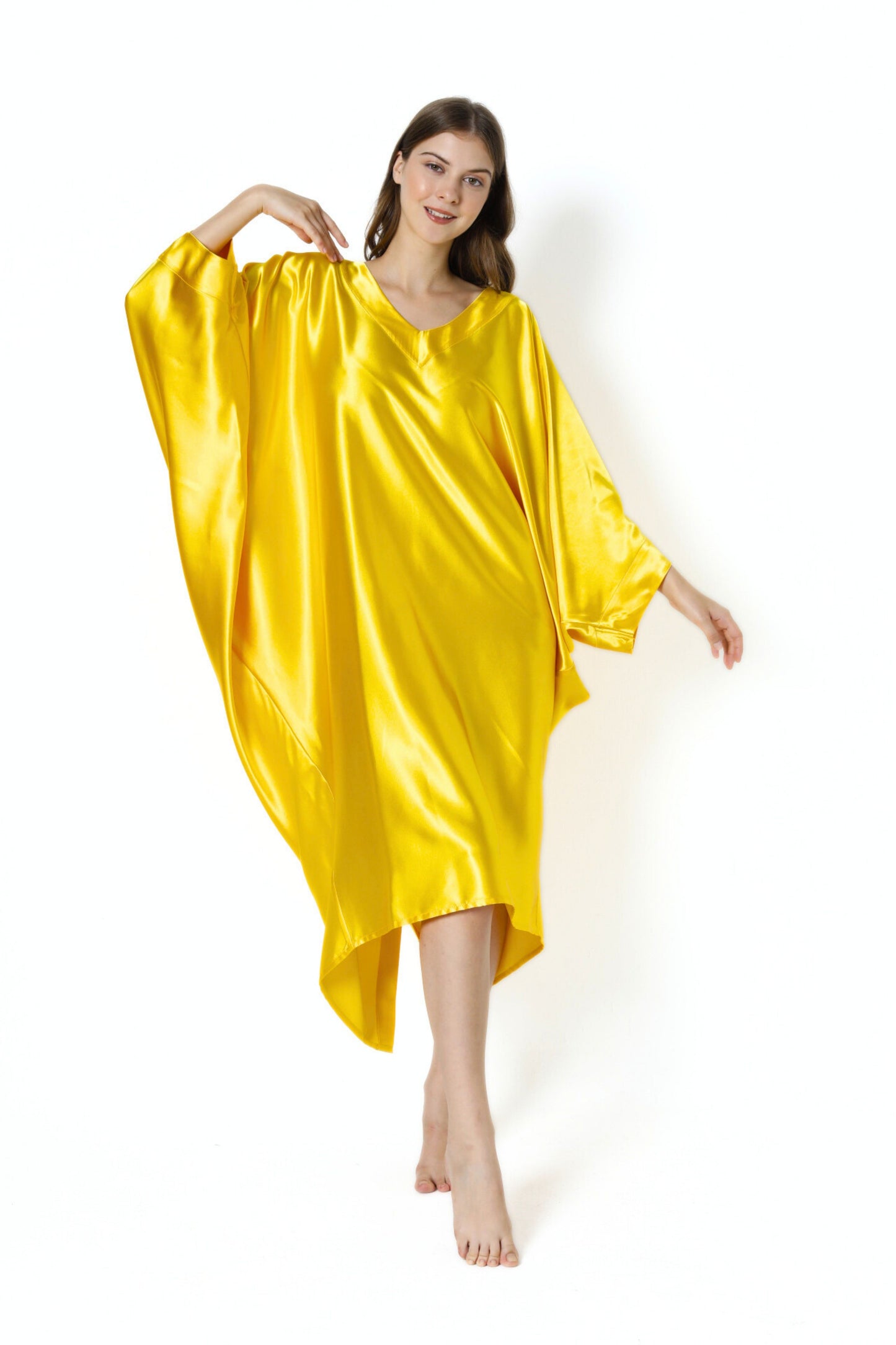 Golden Yellow Modern Kaftan