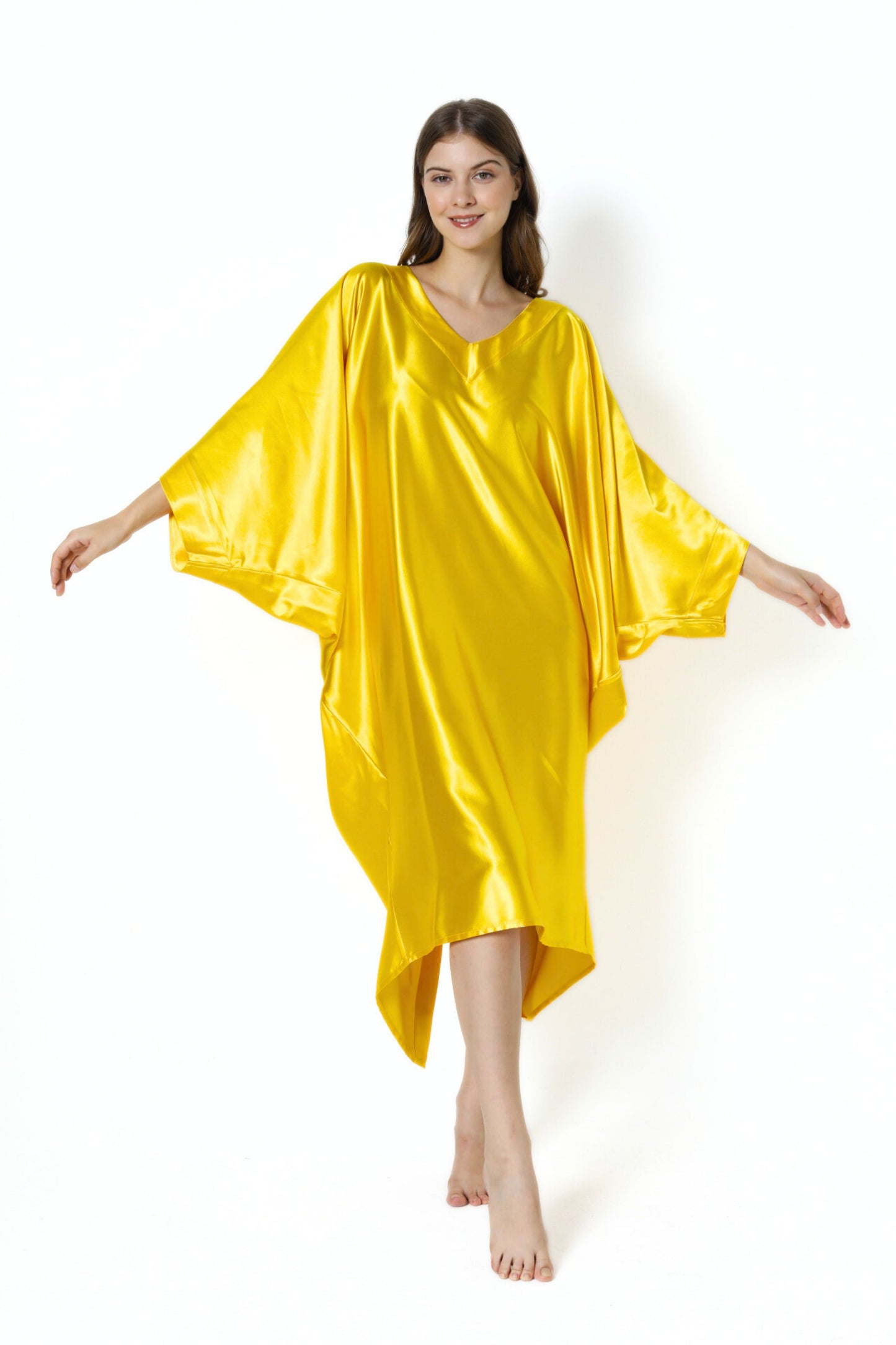 Golden Yellow Modern Kaftan
