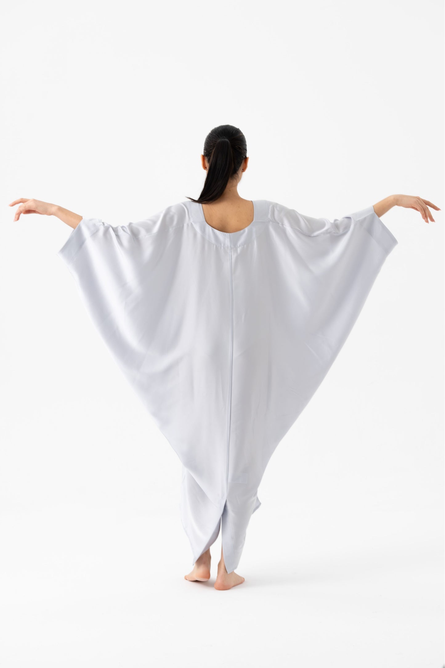 Soft Grey Modern Kaftan