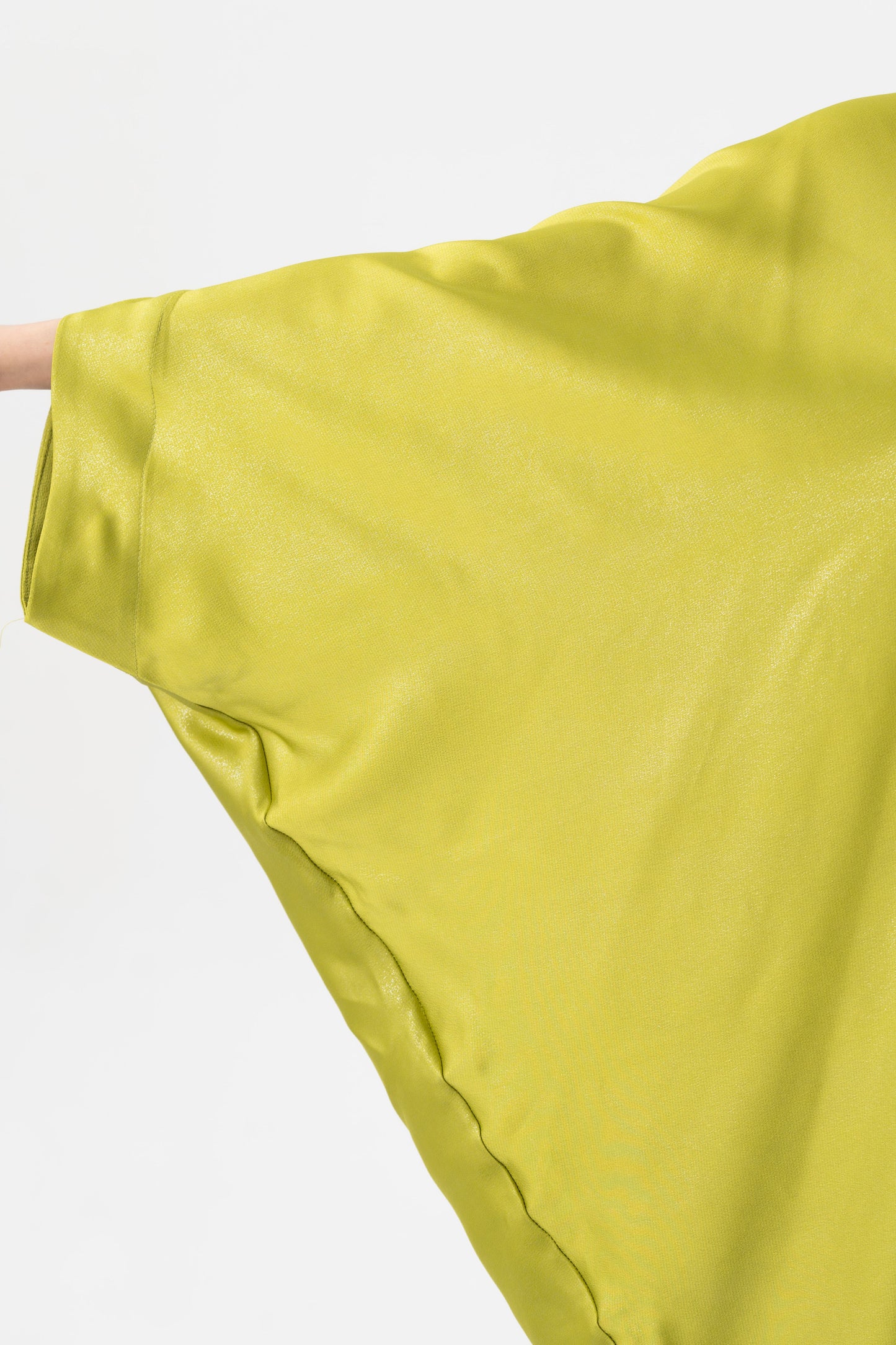 Sparkly Chartreuse Green Modern Kaftan