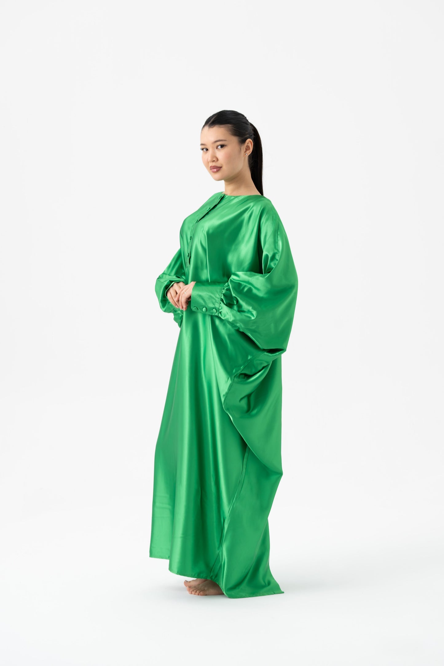 Country Club Kelly Green Traditional Kaftan