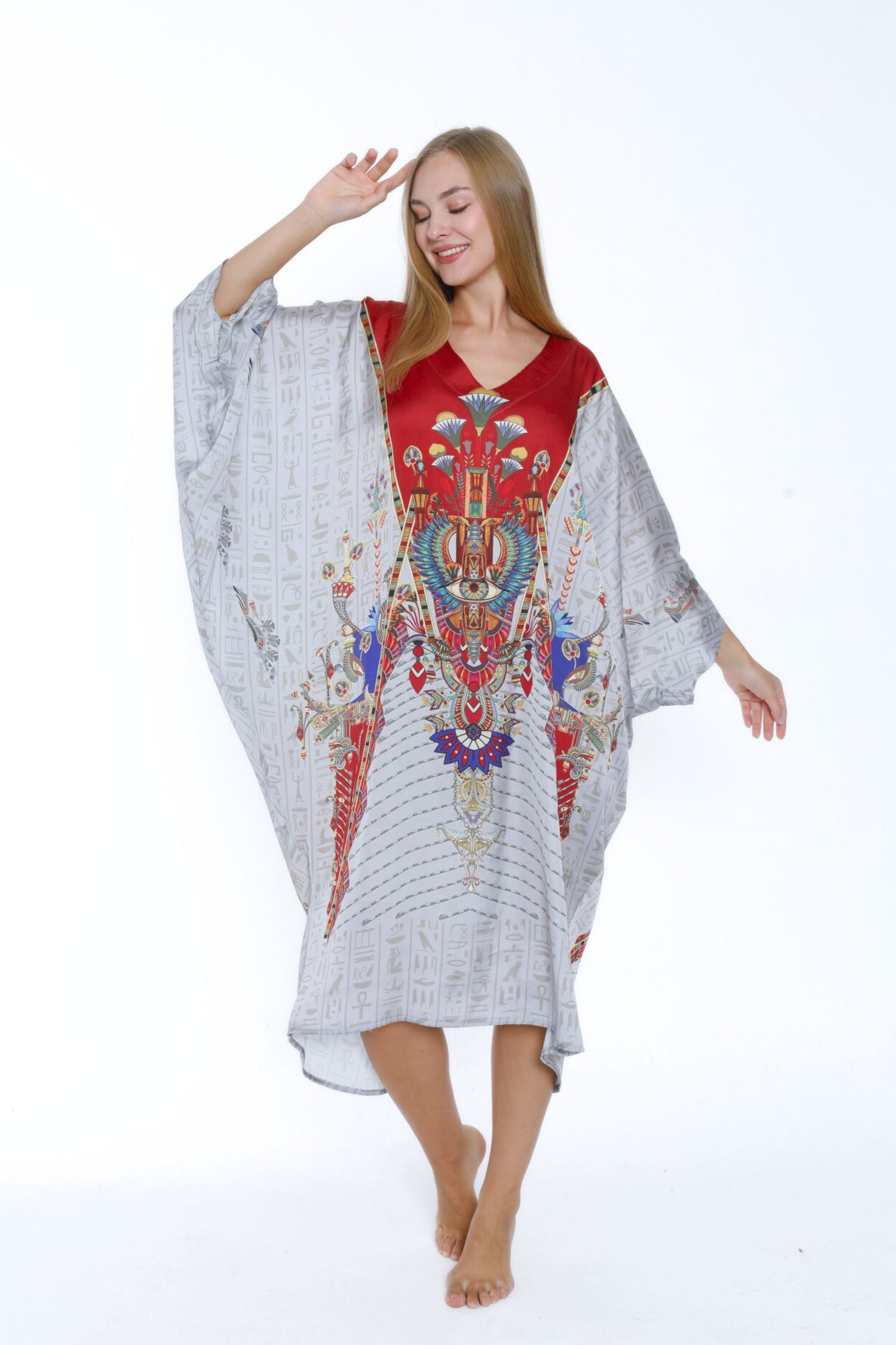Pharoh's Gateway to Afterlife Modern Kaftan