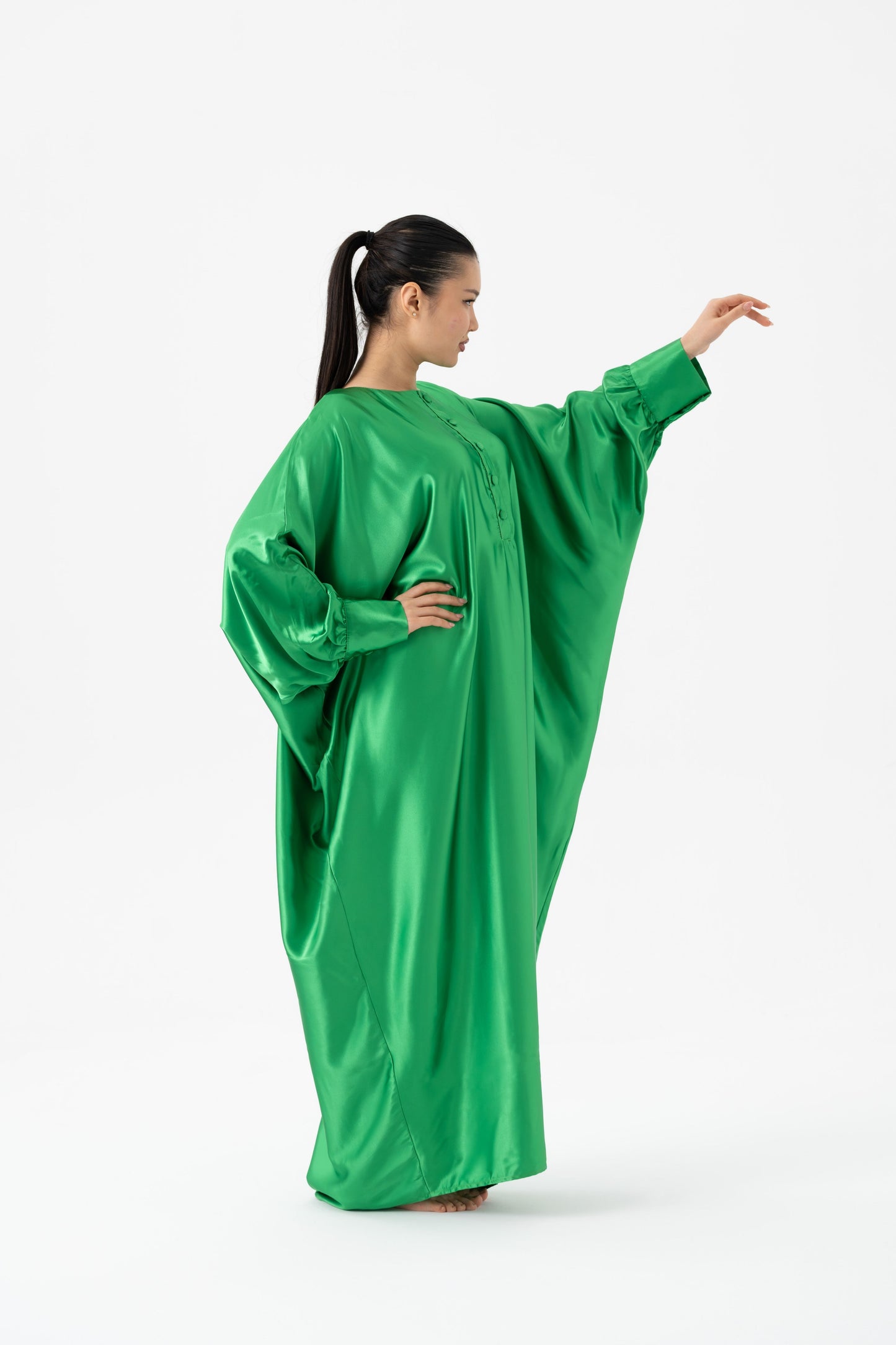 Country Club Kelly Green Traditional Kaftan