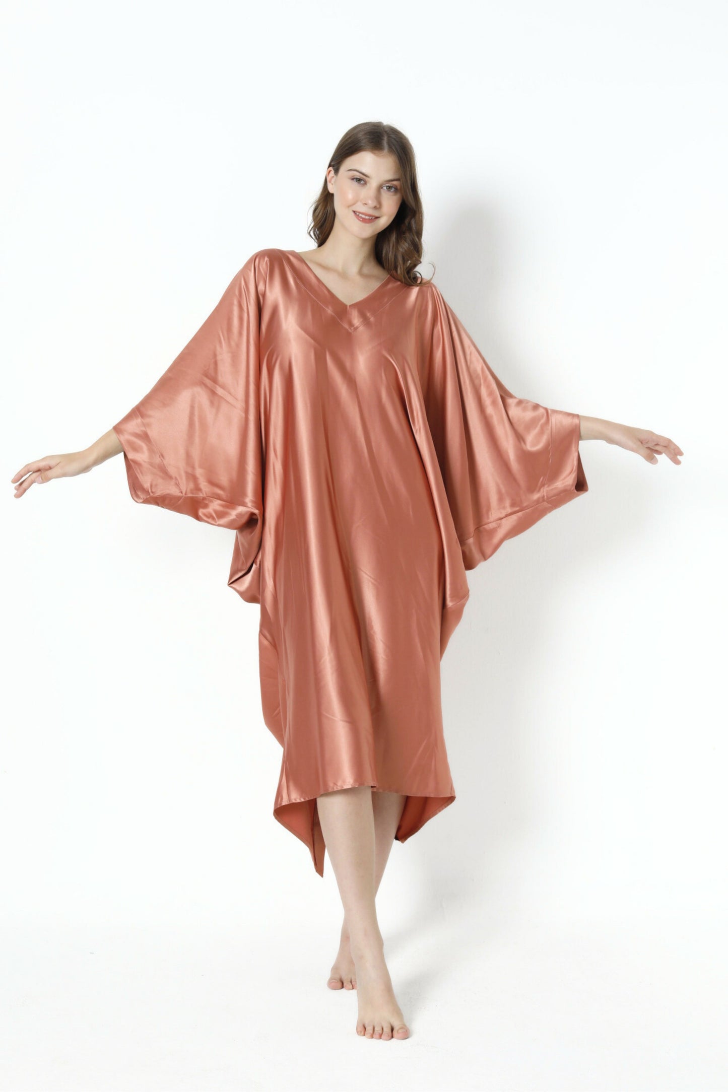 Sunset Rose Golden Modern Kaftan