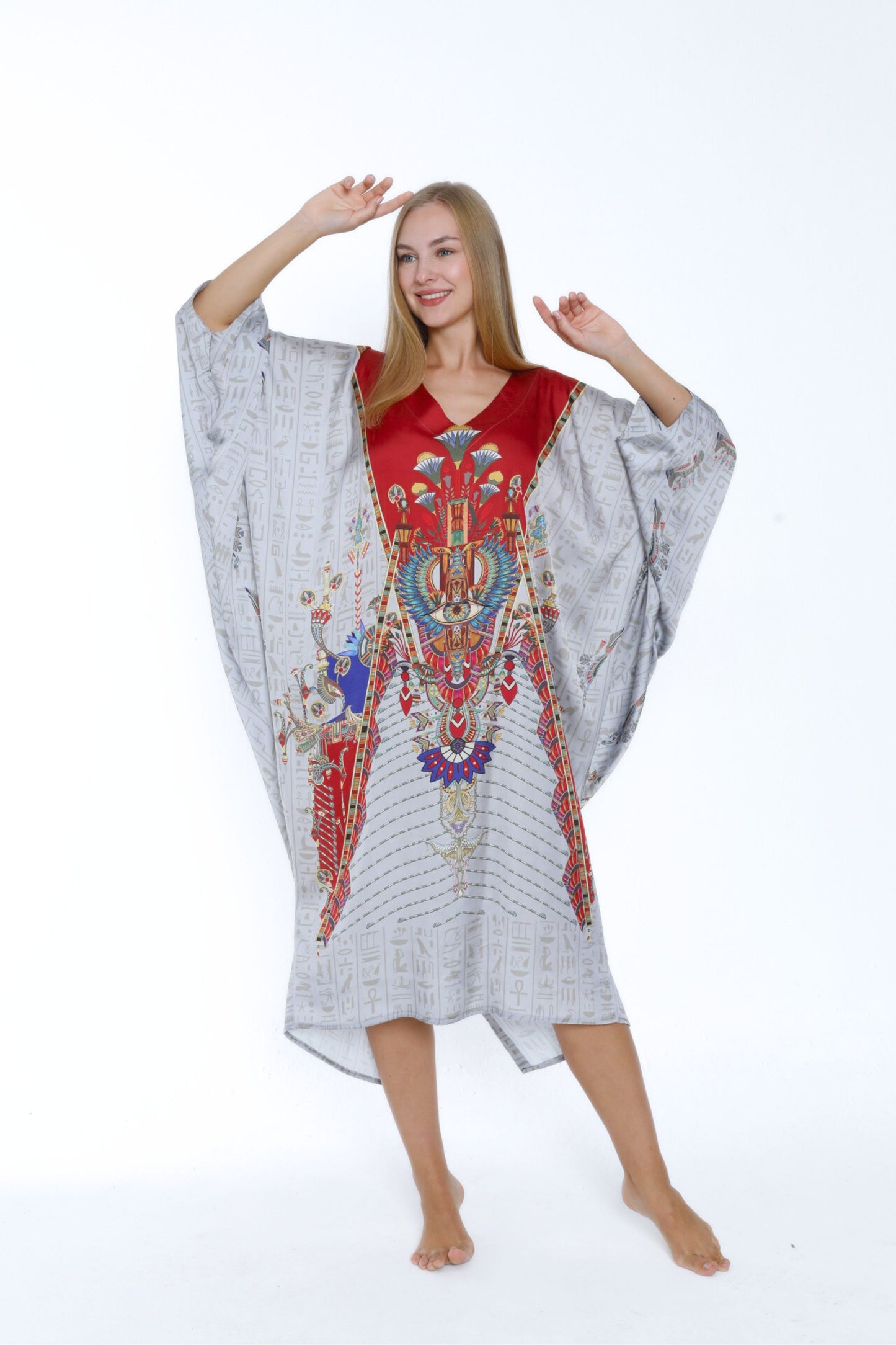 Pharoh's Gateway to Afterlife Modern Kaftan