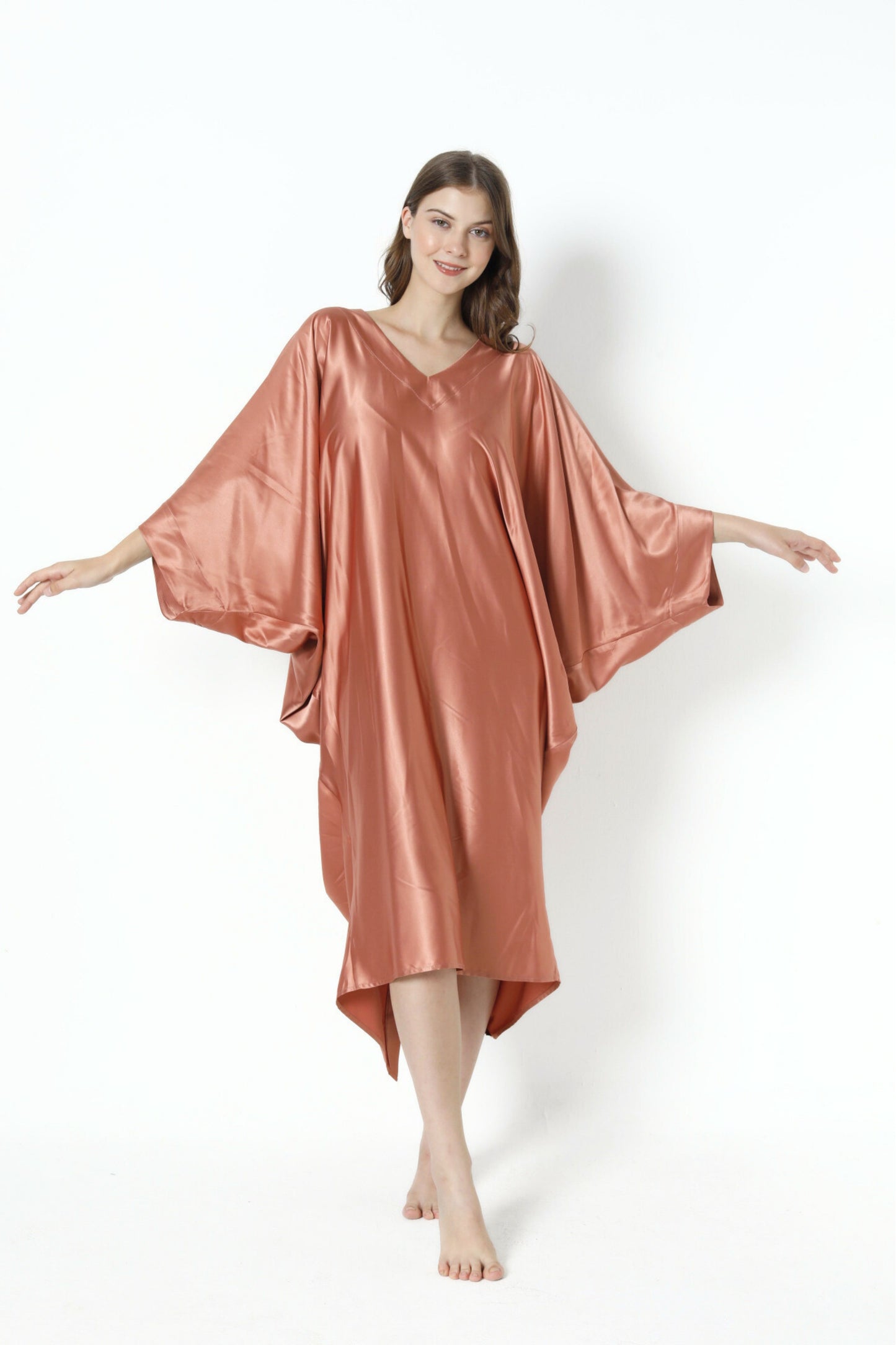 Sunset Rose Golden Modern Kaftan