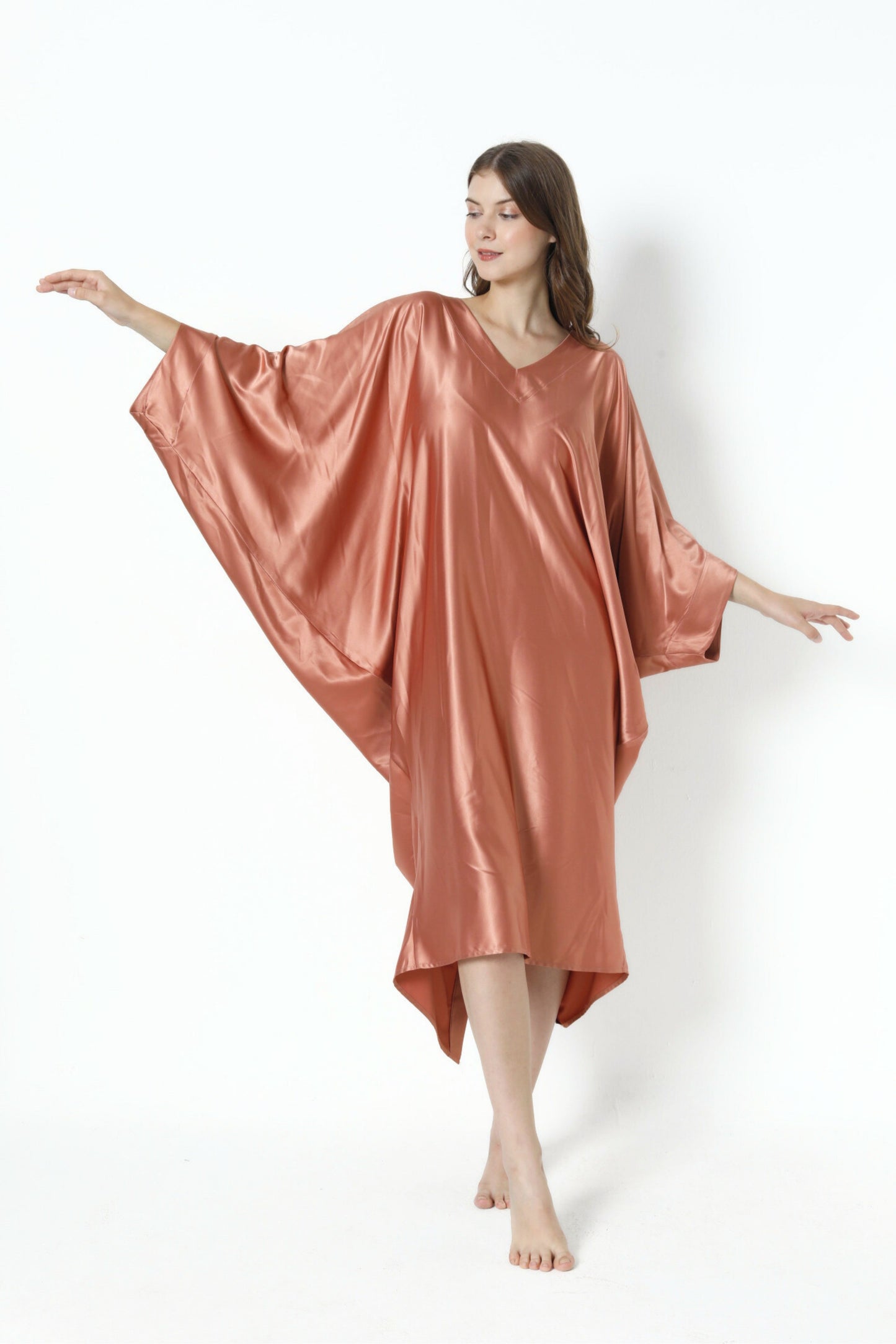 Sunset Rose Golden Modern Kaftan