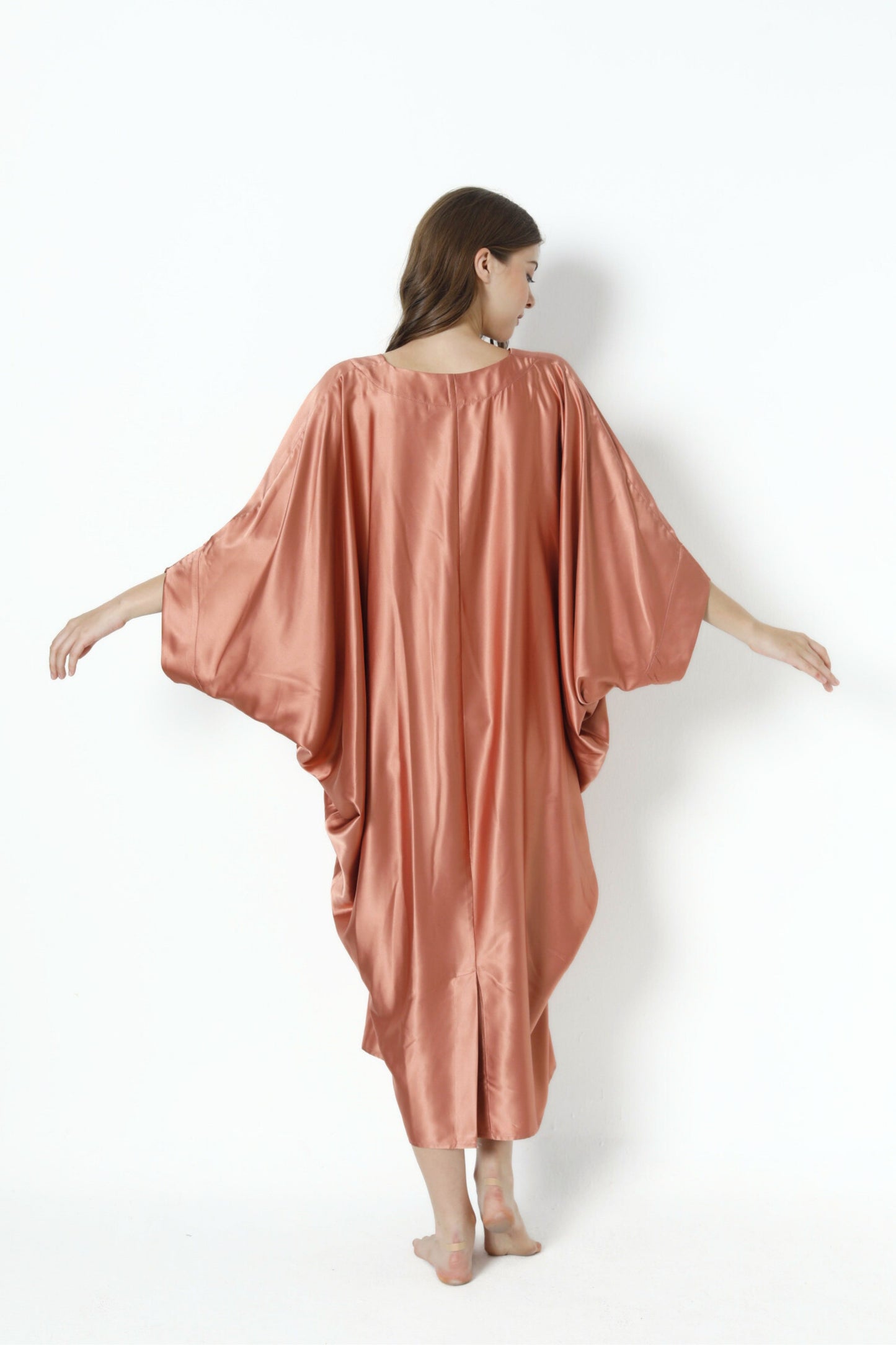 Sunset Rose Golden Modern Kaftan