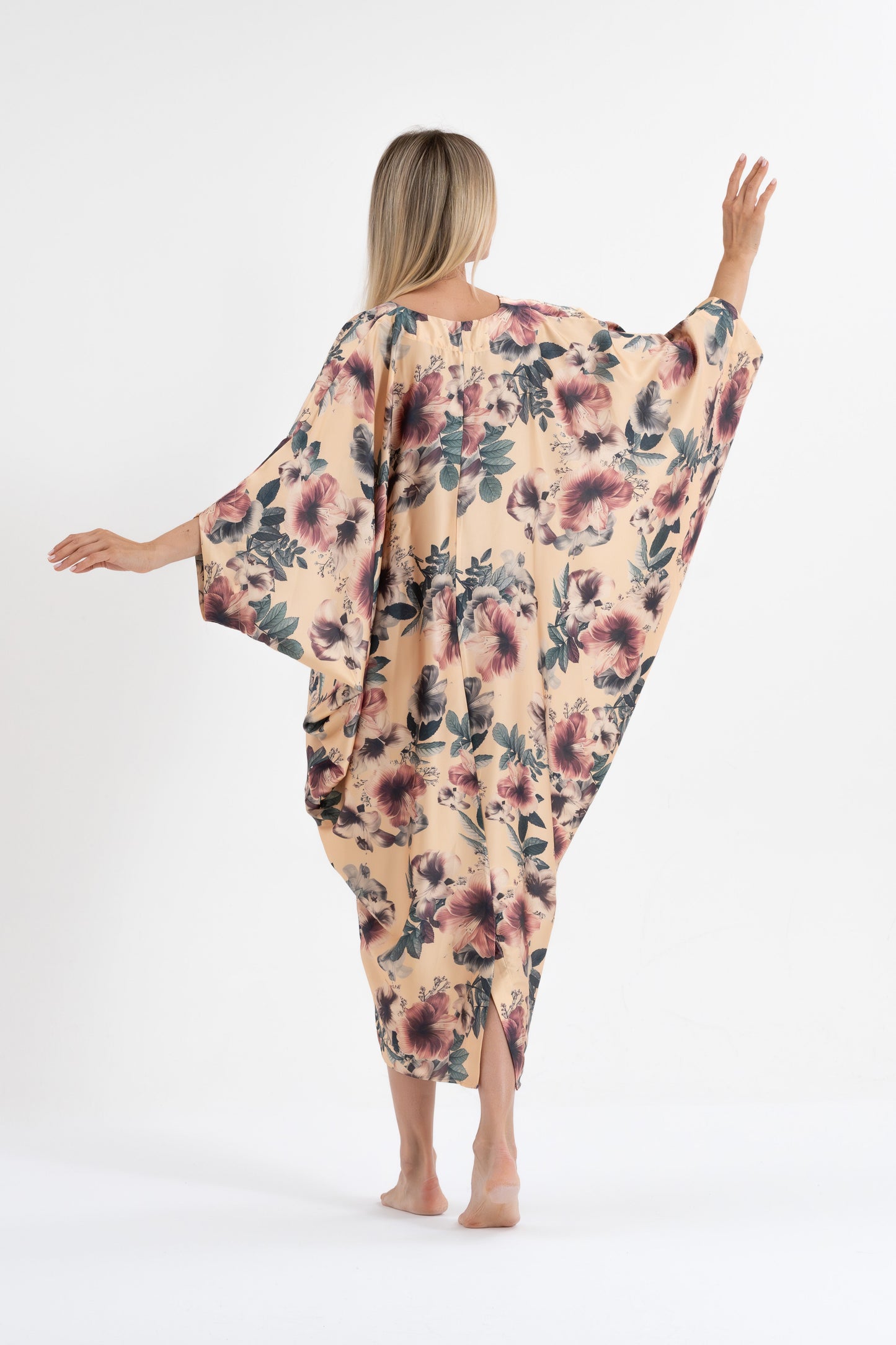 Arabian Hibiscus Modern Kaftan