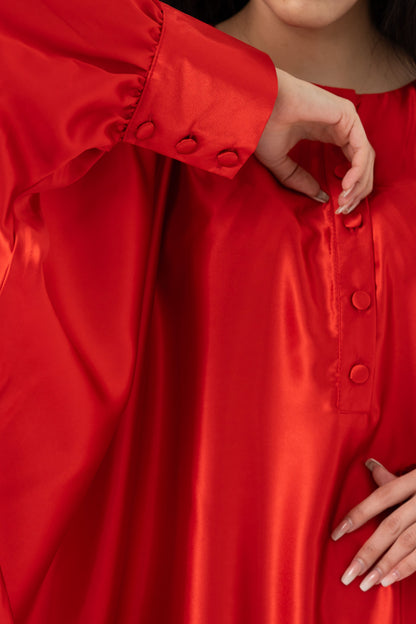 Date Night Red Traditional Kaftan