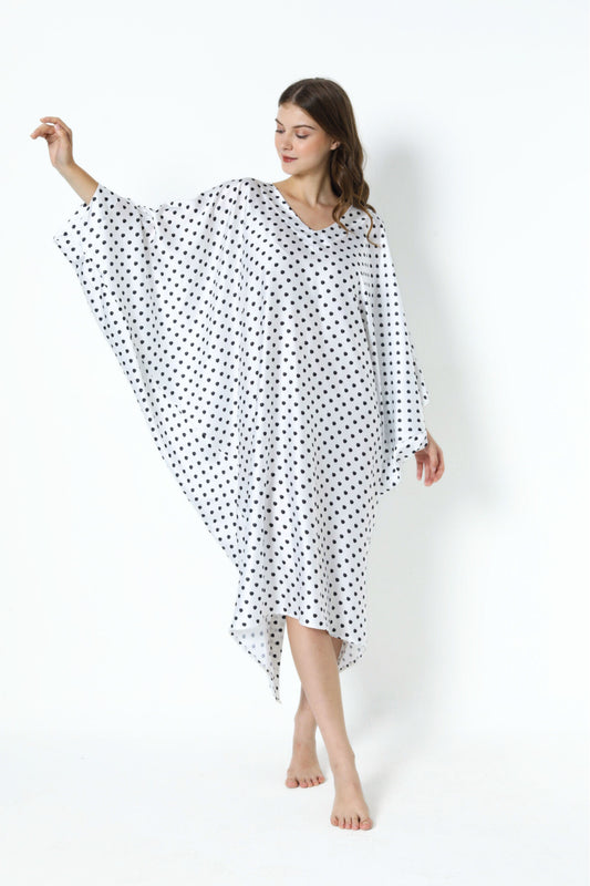 Classic Polka-Dots Modern Kaftan