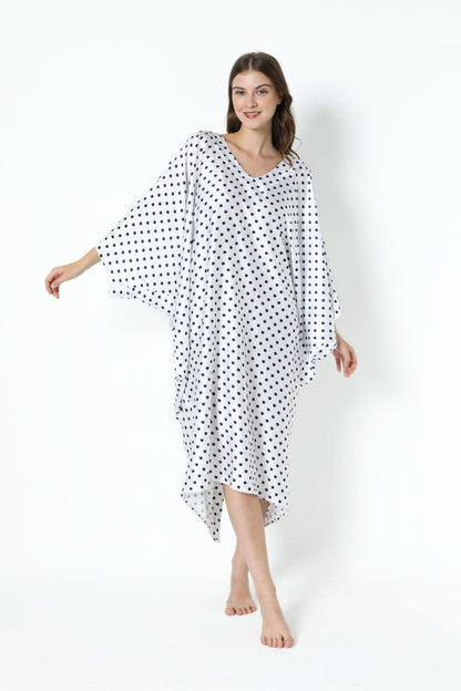 Classic Polka-Dots Modern Kaftan