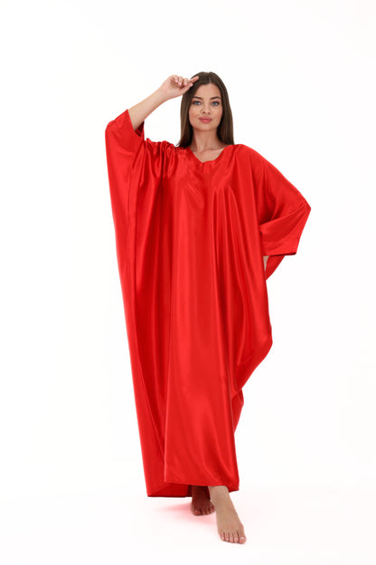 Date Night Red Modest Kaftan