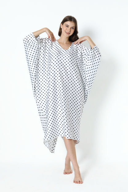 Classic Polka-Dots Modern Kaftan