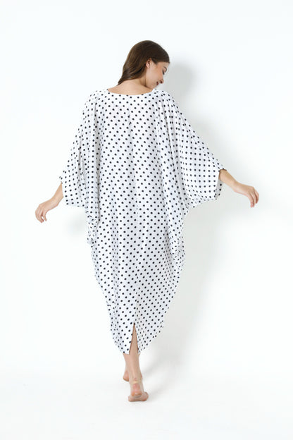 Classic Polka-Dots Modern Kaftan