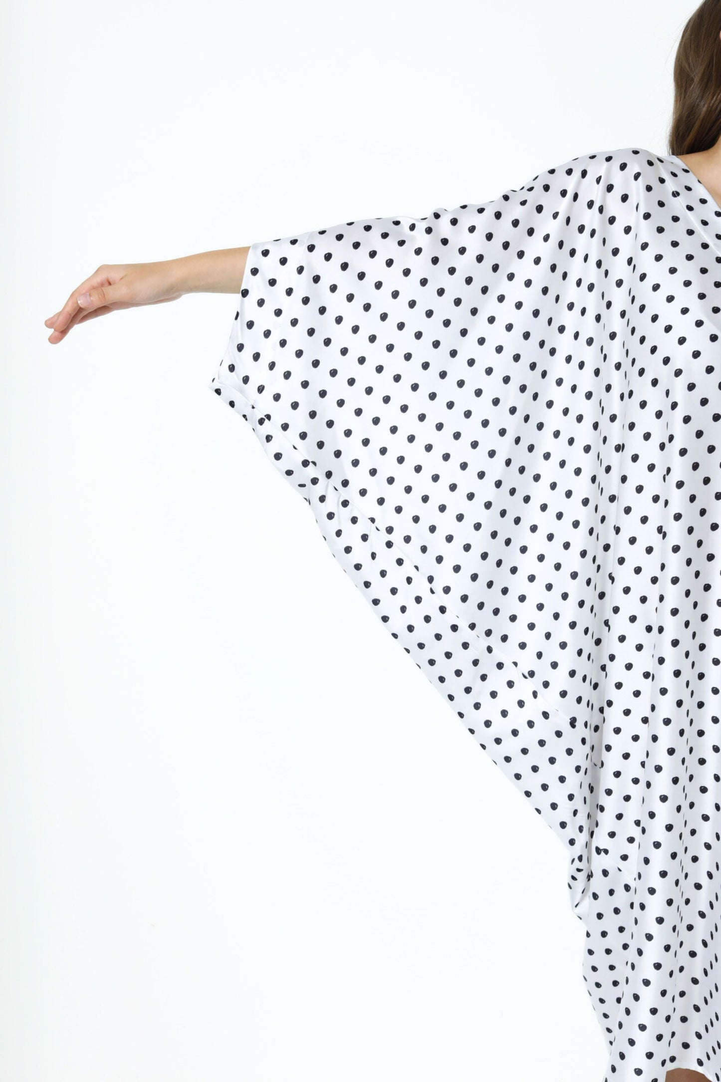 Classic Polka-Dots Modern Kaftan