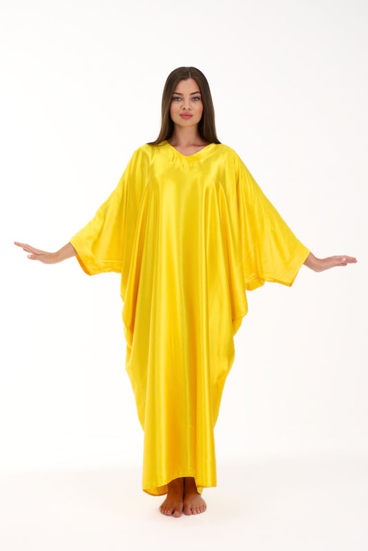 Golden Yellow Modest Kaftan