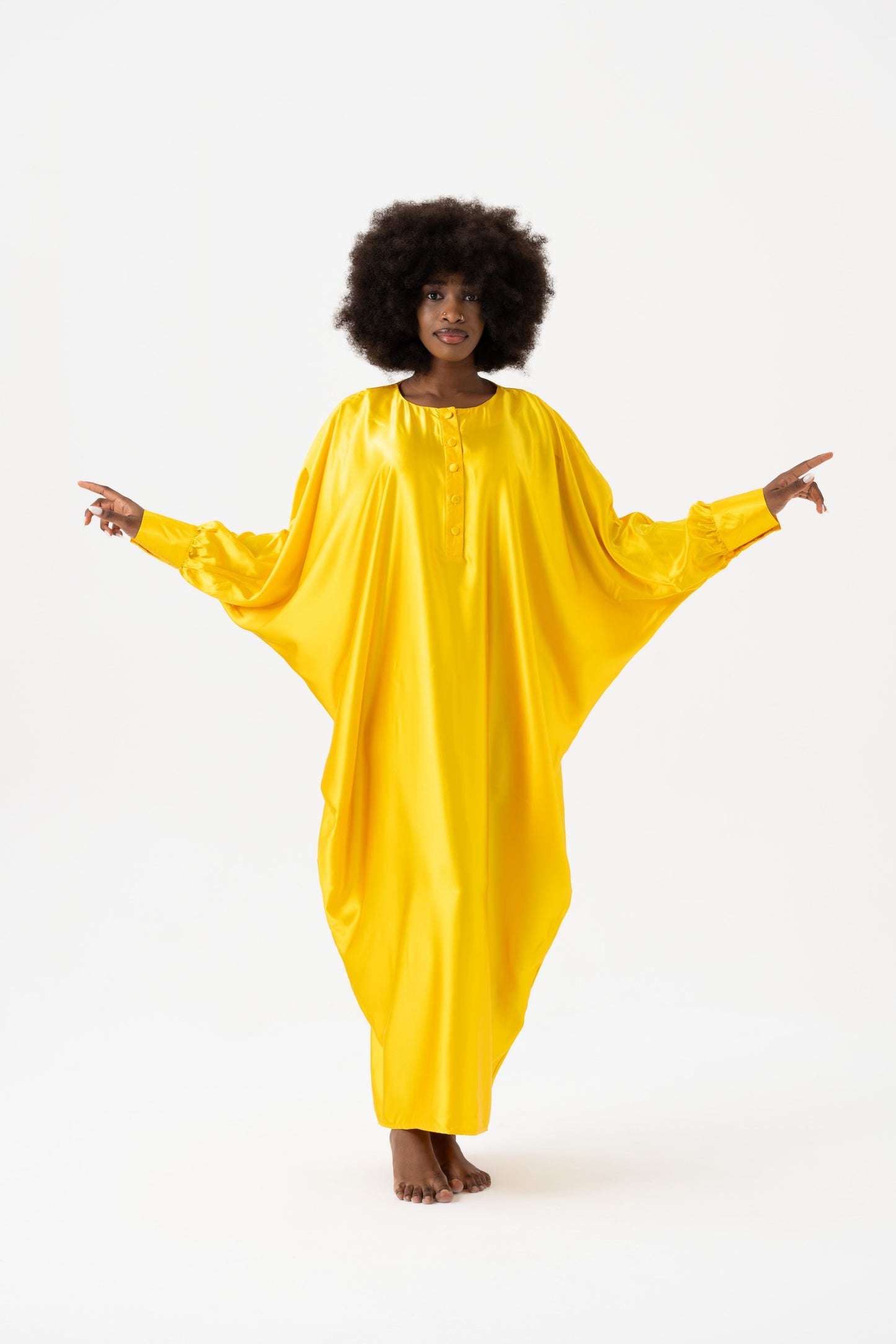 Golden Yellow Traditional Kaftan