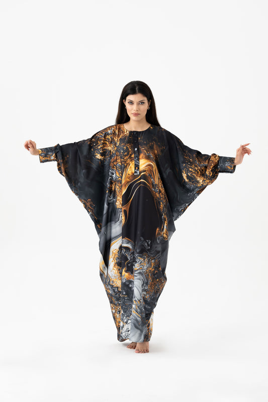 Luxurious Fire Traditional Kaftan