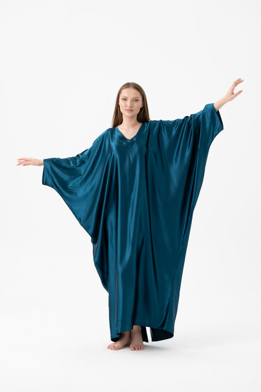 Midnight Blue Modest Kaftan