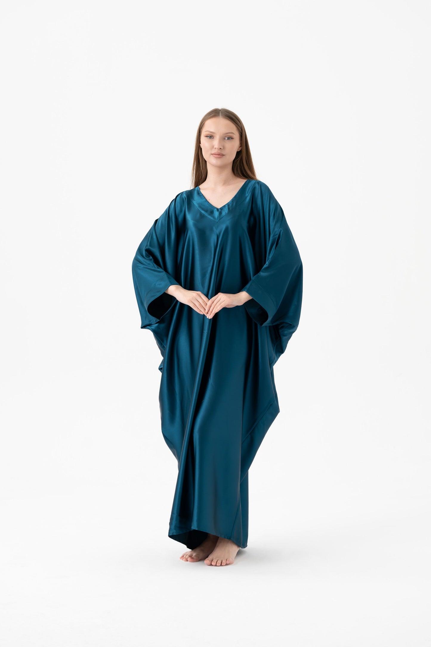 Midnight Blue Modest Kaftan