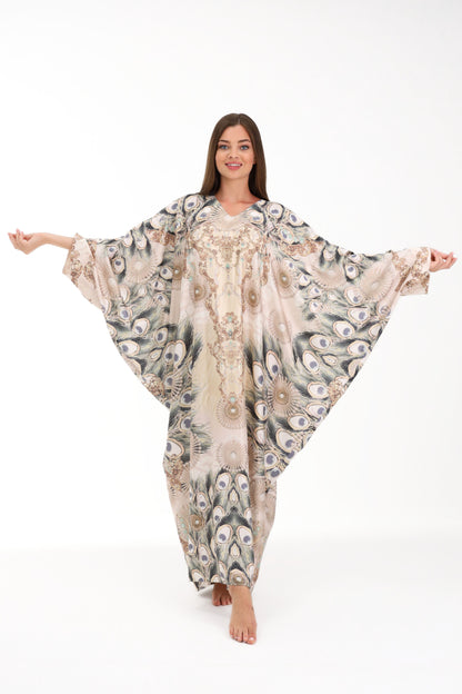 Regal Featherscape Modest Kaftan