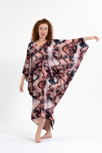 Leopard Dreams Modern Kaftan
