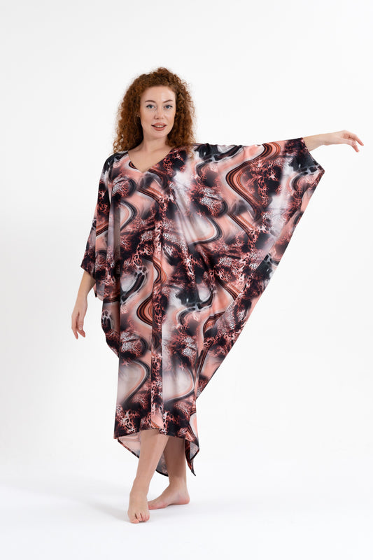 Leopard Dreams Modern Kaftan